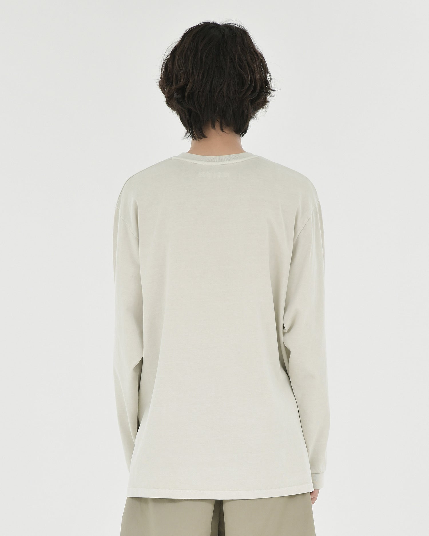 Brownyard - Washed Long Sleeve (Washed Beige) product image 2 | TRAB K-Fashion Australia