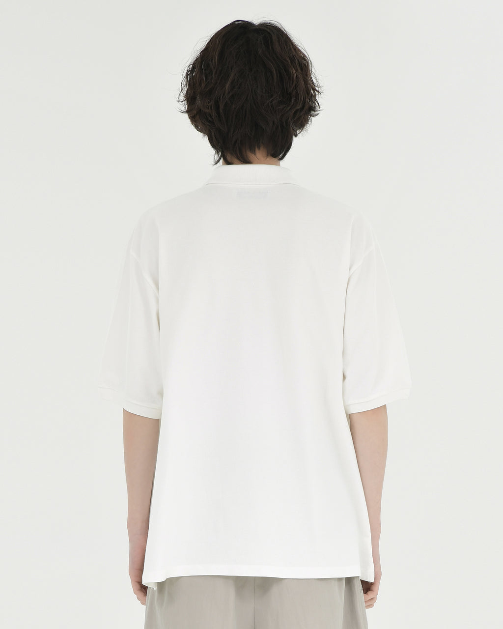 Brownyard - Cotton Pique Shirt (White) product image 2 | TRAB K-Fashion Australia