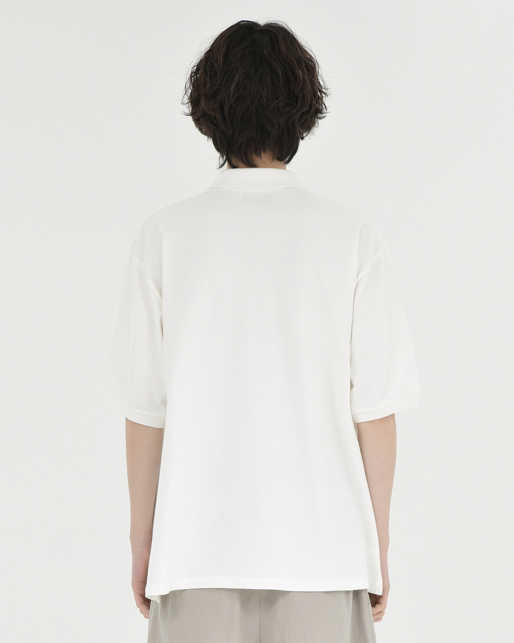 Brownyard - Cotton Pique Shirt (White) product image 2 | TRAB K-Fashion Australia