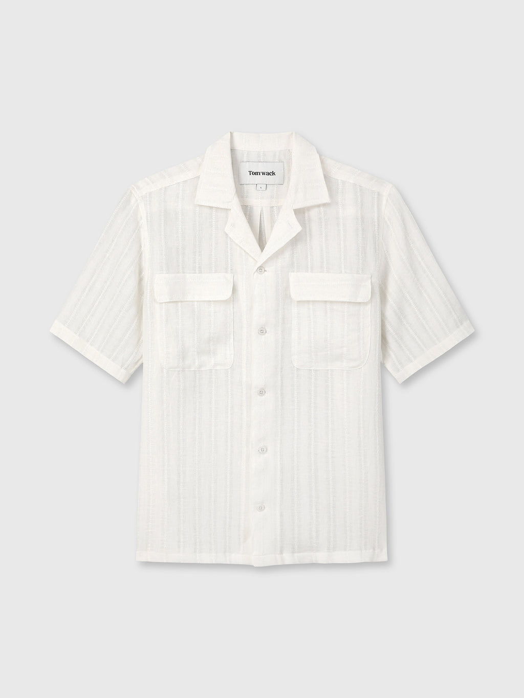 Tonywack - French Linen Croched Shirt (White) product image 7 | TRAB K-Fashion Australia