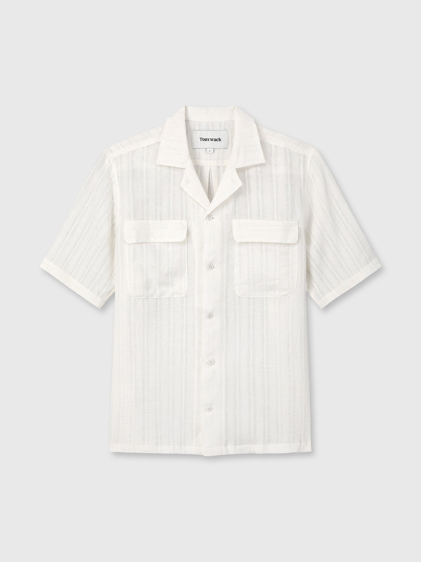 Tonywack - French Linen Croched Shirt (White) product image 7 | TRAB K-Fashion Australia