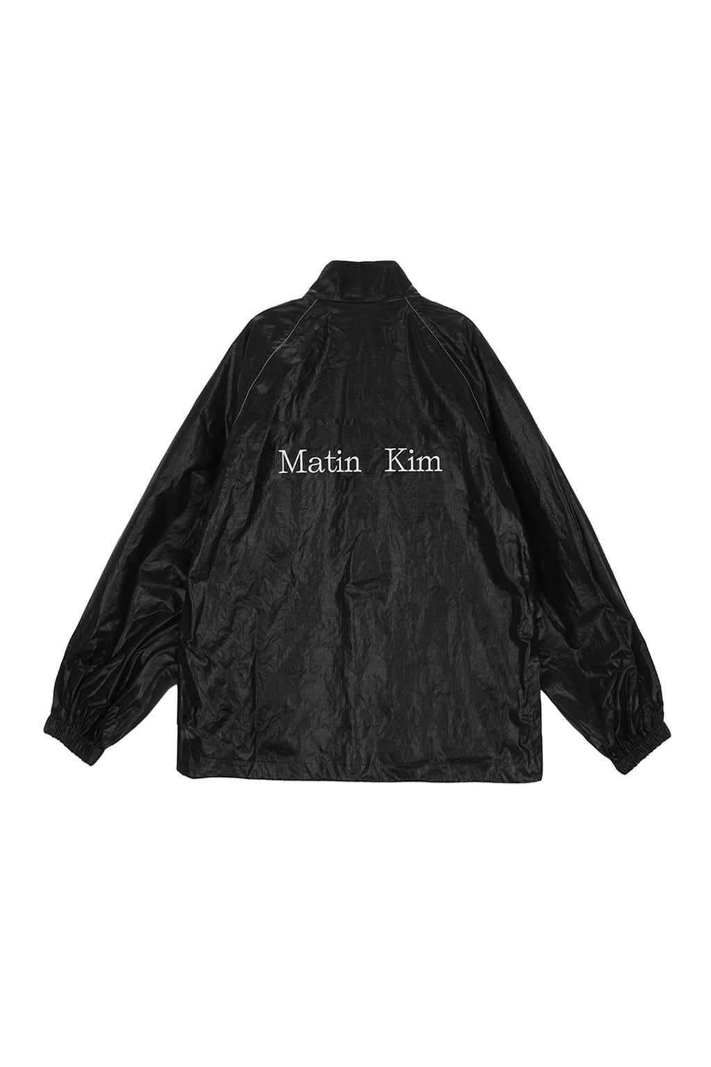 Matin Kim - Matin Kim Logo Coating Jumper (Black) product image 5 | TRAB K-Fashion Australia
