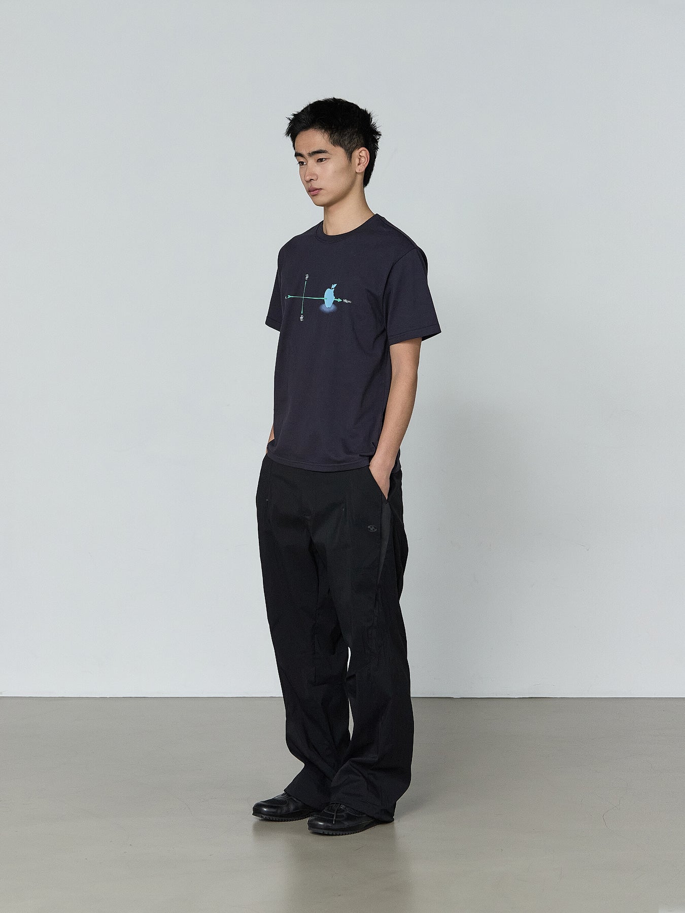 San San Gear - Pierce T-Shirt (Navy) product image 2 | TRAB K-Fashion Australia