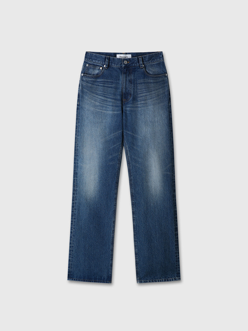 Tonywack - Straight-Leg Denim Jeans (Mid Blue) product image 7 | TRAB K-Fashion Australia