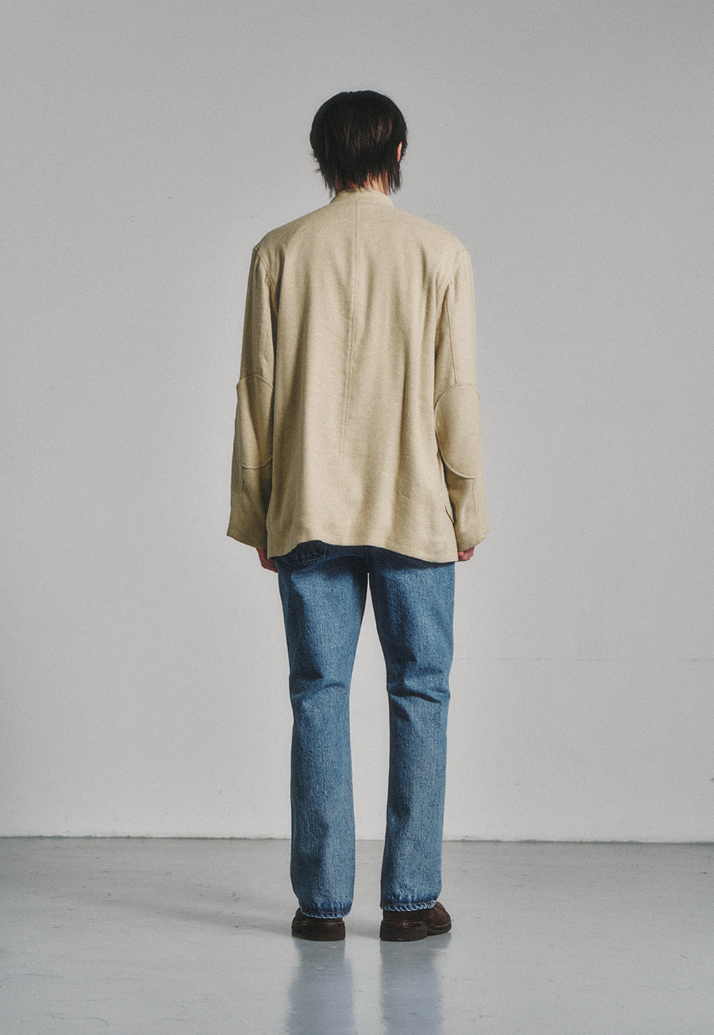 Art if acts - Silk French Forestiere Jacket (Beige) product image 4 | TRAB K-Fashion Australia