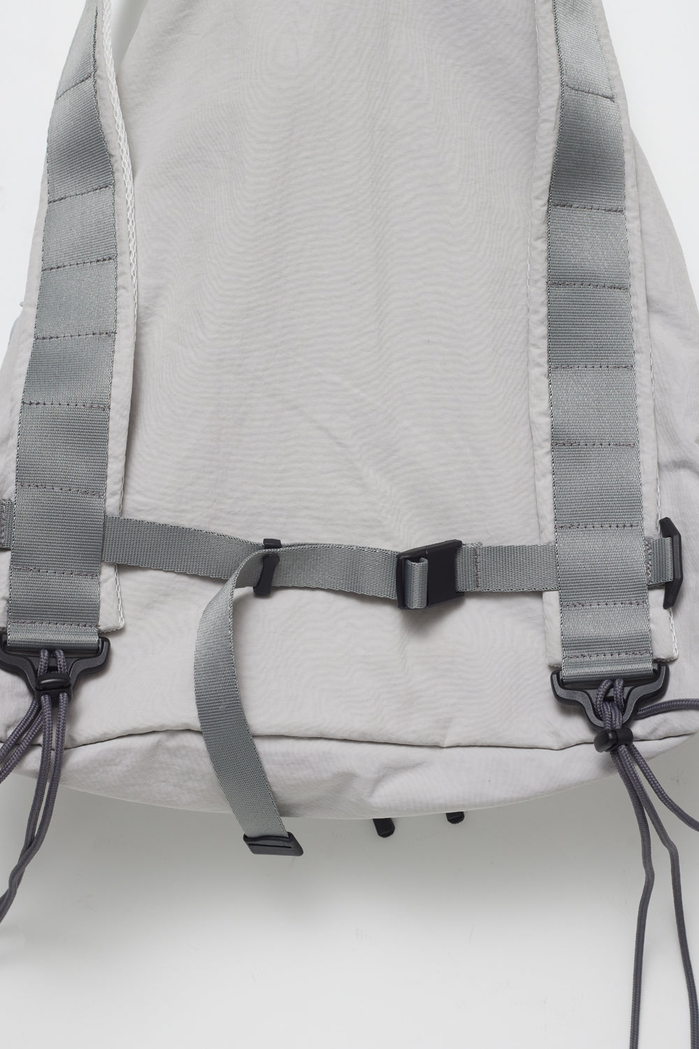 Hatchingroom - String Backpack Nylon Light (Grey) product image 4 | TRAB K-Fashion Australia
