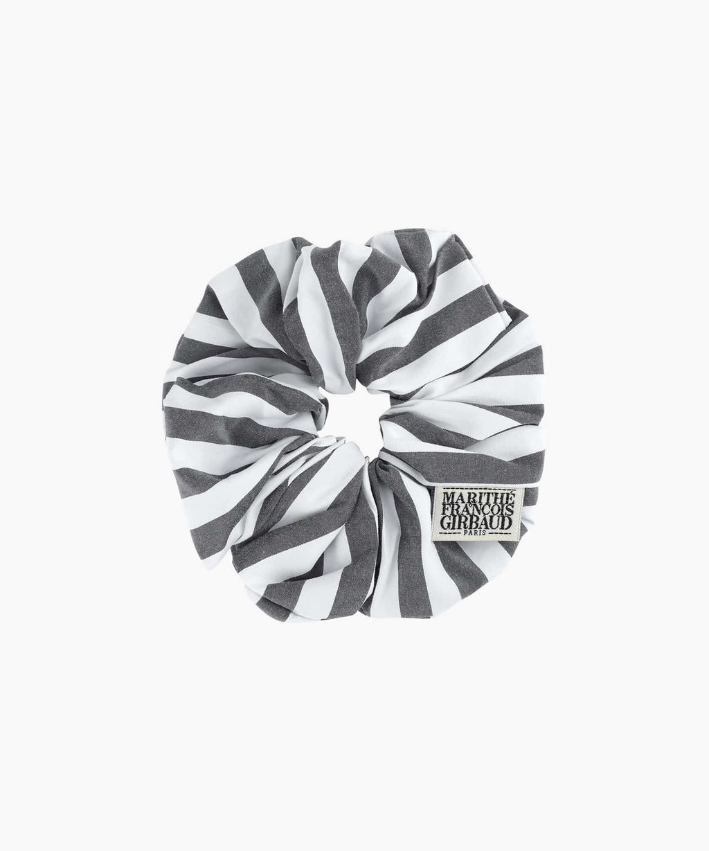 Marithe & Francois Girbaud - Classic Logo Stripe Hair Scrunchie (Black) product image 6 | TRAB K-Fashion Australia