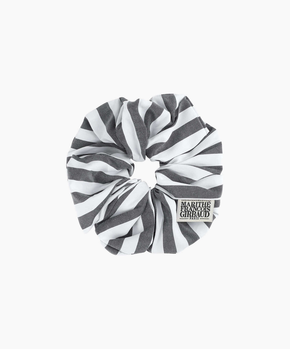 Marithe & Francois Girbaud - Classic Logo Stripe Hair Scrunchie (Black) product image 6 | TRAB K-Fashion Australia
