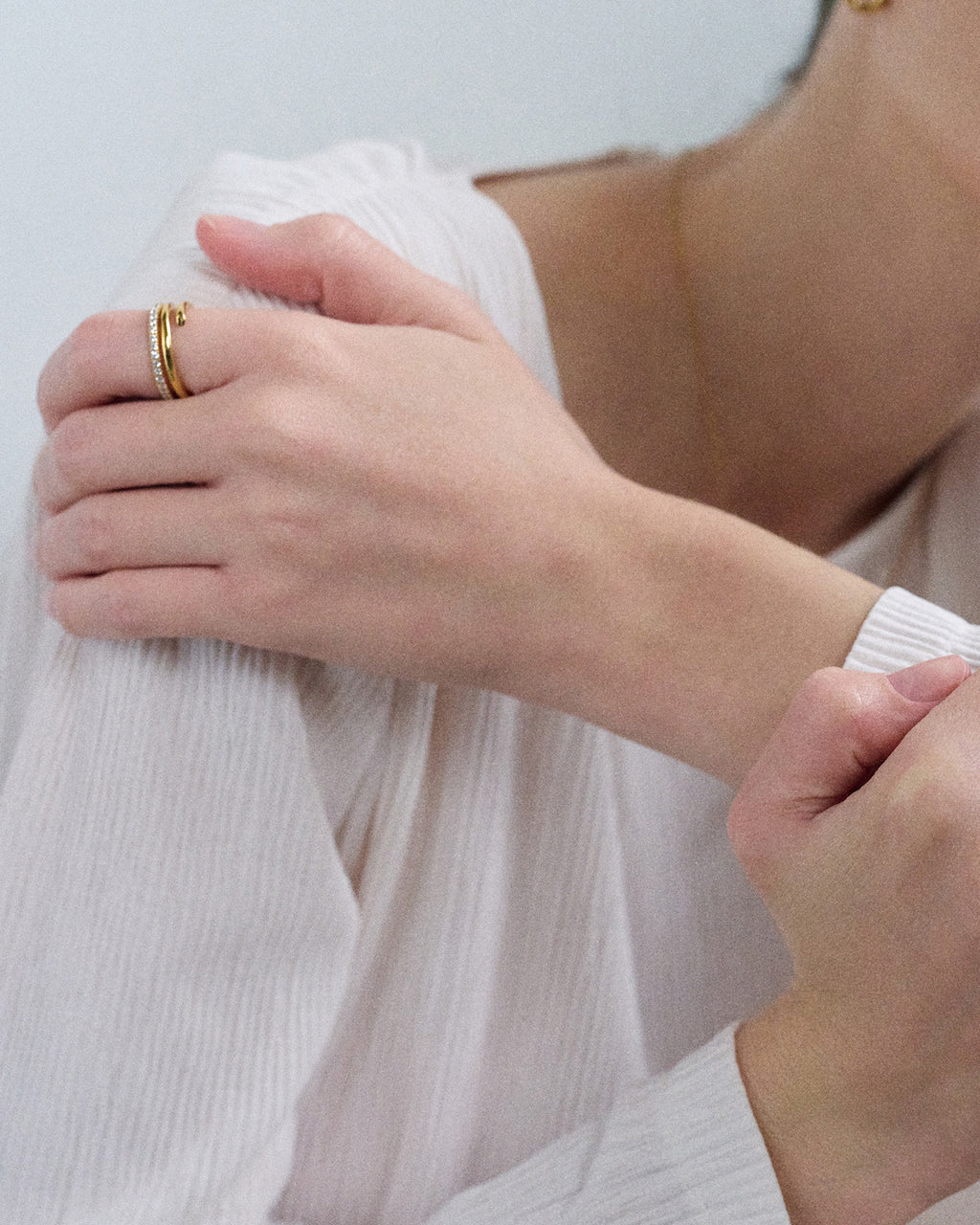 Numbering - Volume Coil with Pave Ring #8406 product image 5 | TRAB K-Fashion Australia