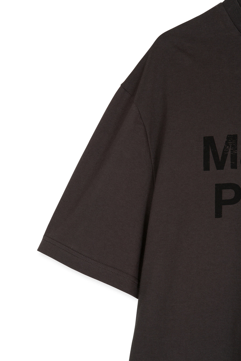 Matin Kim - Peaches Logo Graphic Top (Charcoal) product image 5 | TRAB K-Fashion Australia