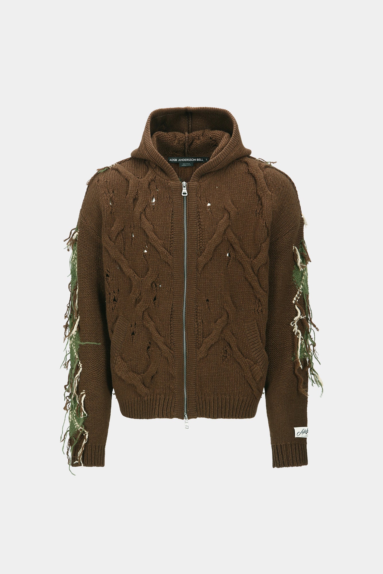 Andersson Bell - Unisex Argyle Fisherman Hood Zip-Up (Brown) product image 12 | TRAB K-Fashion Australia