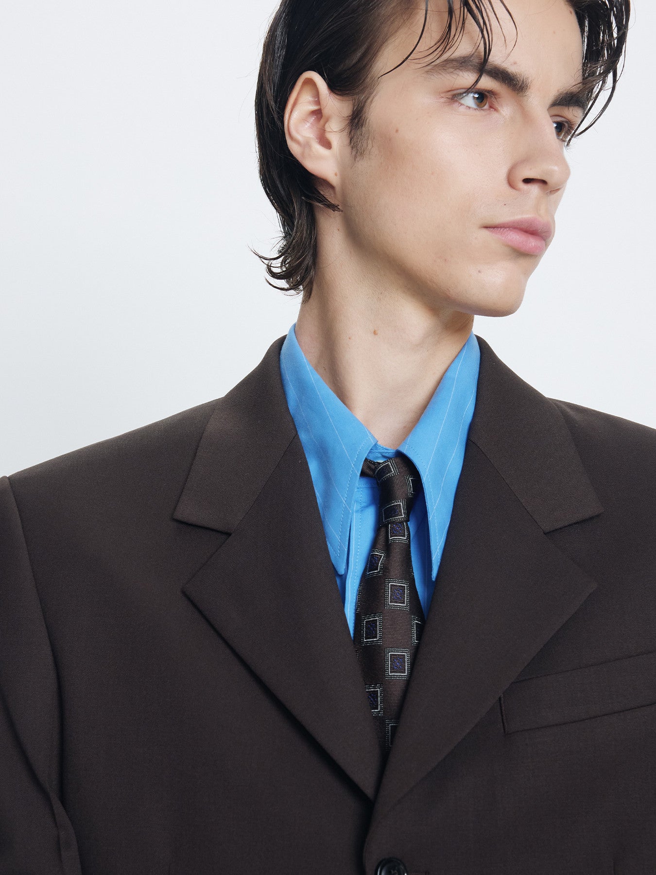 Tonywack - Wool Blend Tailored Blazer (Deep Brown) product image 5 | TRAB K-Fashion Australia