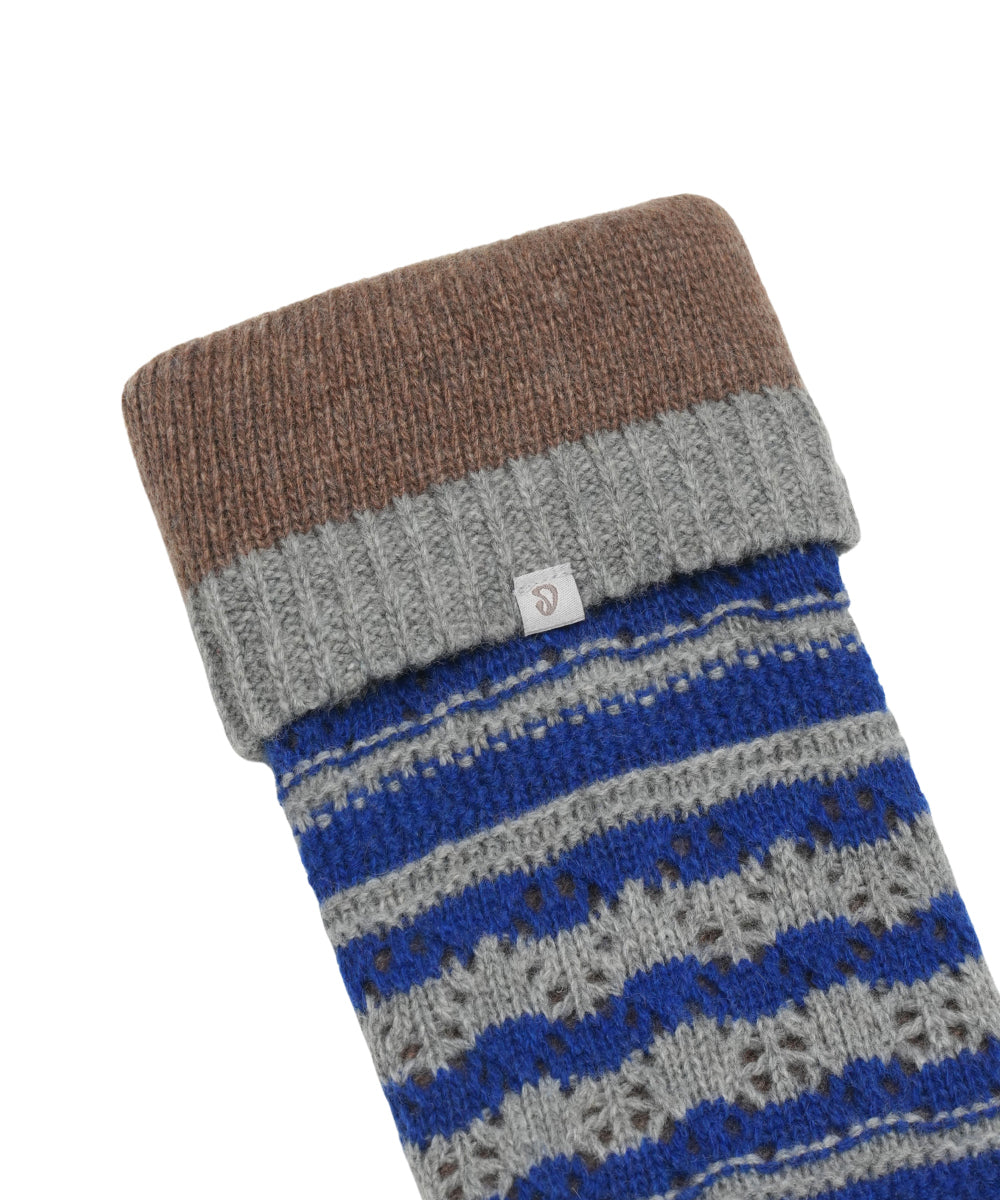Coyseio - Striped Mori Knee Socks (Melange Grey) product image 12 | TRAB K-Fashion Australia