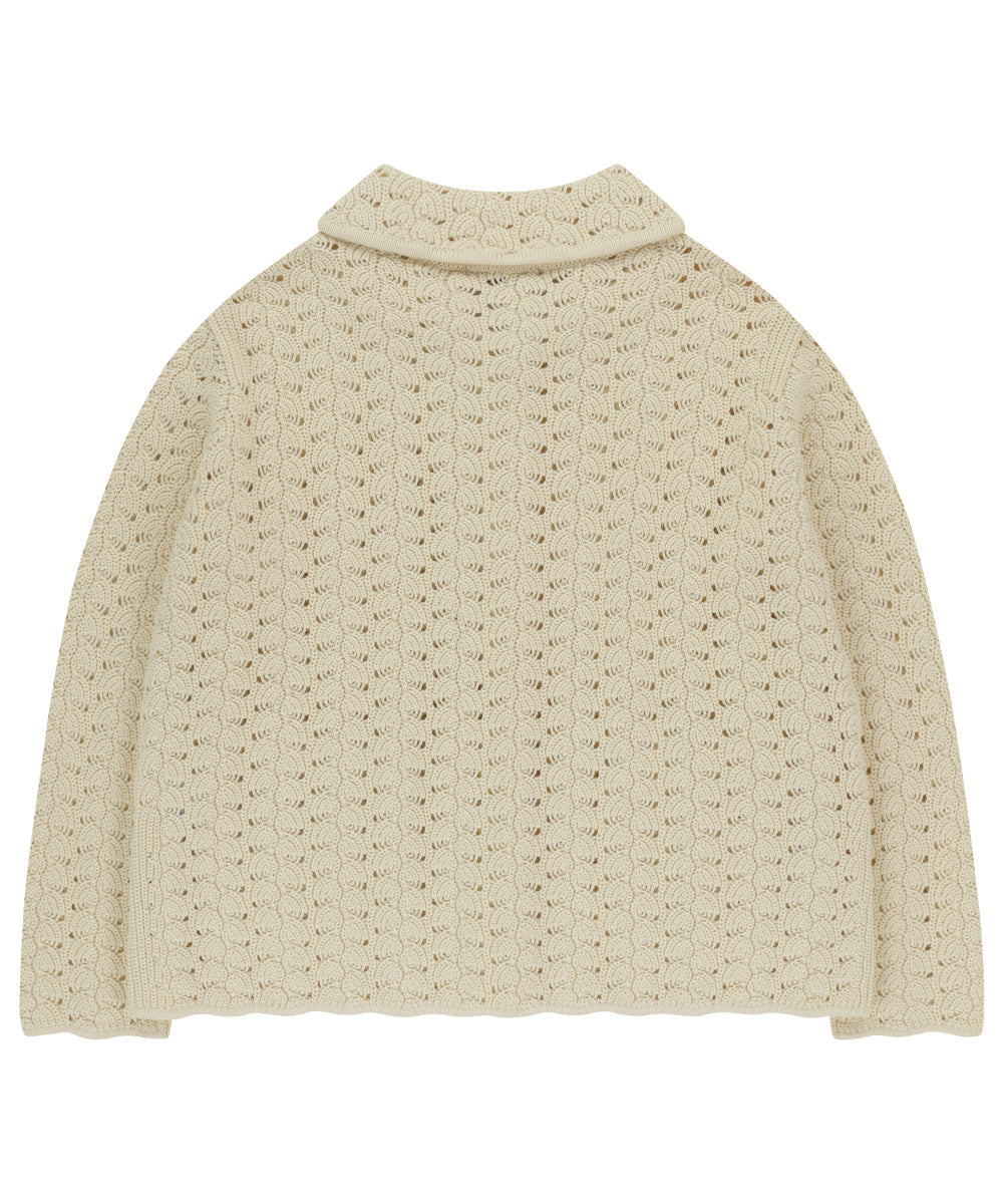 Coyseio - Wave Knit Cardigan (Ivory) product image 12 | TRAB K-Fashion Australia