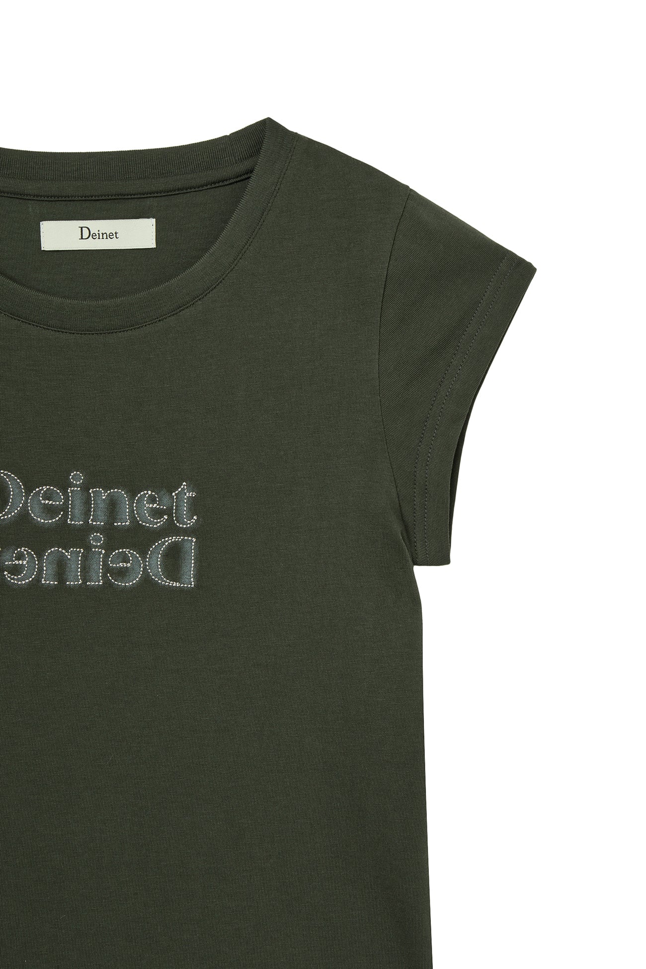Deinet - Brushed Stitch Point Petit T-Shirt (Charcoal) product image 13 | TRAB K-Fashion Australia