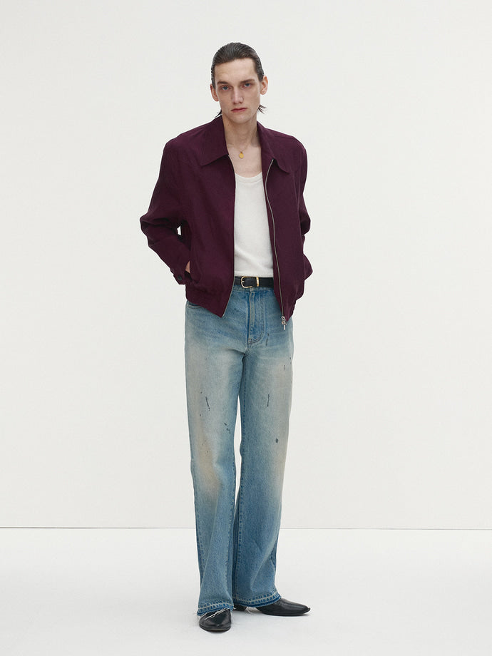 Tonywack - Flared-Leg Reconstructed Denim Jeans (Washed Light Blue) product image 3 | TRAB K-Fashion Australia