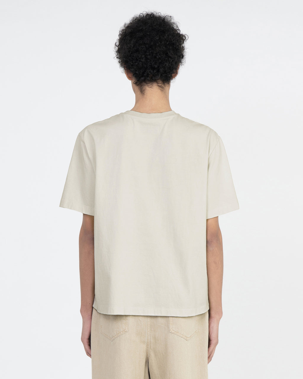 Brownyard - Washed Waist Cut T Shirt (Beige) product image 2 | TRAB K-Fashion Australia