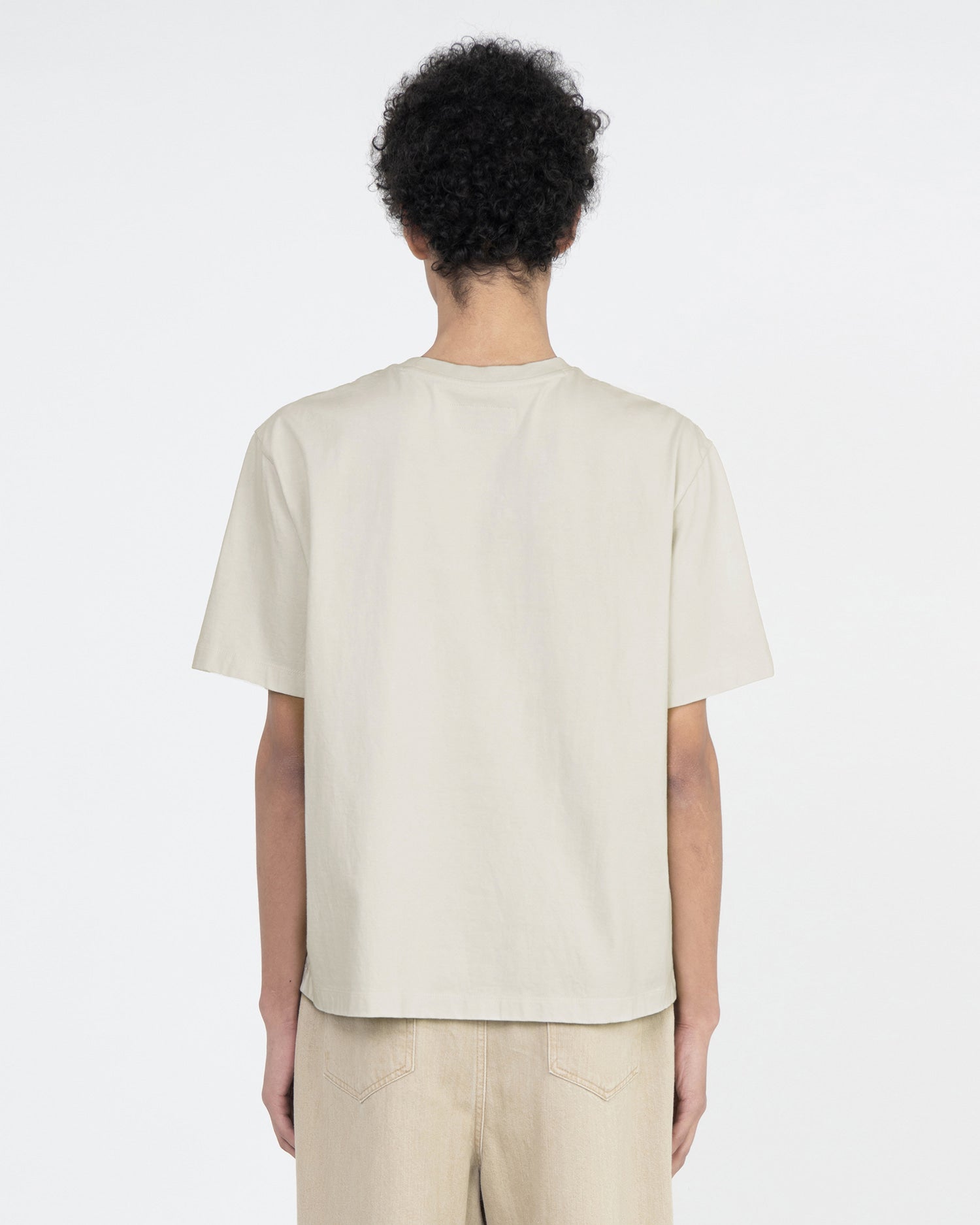 Brownyard - Washed Waist Cut T Shirt (Beige) product image 2 | TRAB K-Fashion Australia