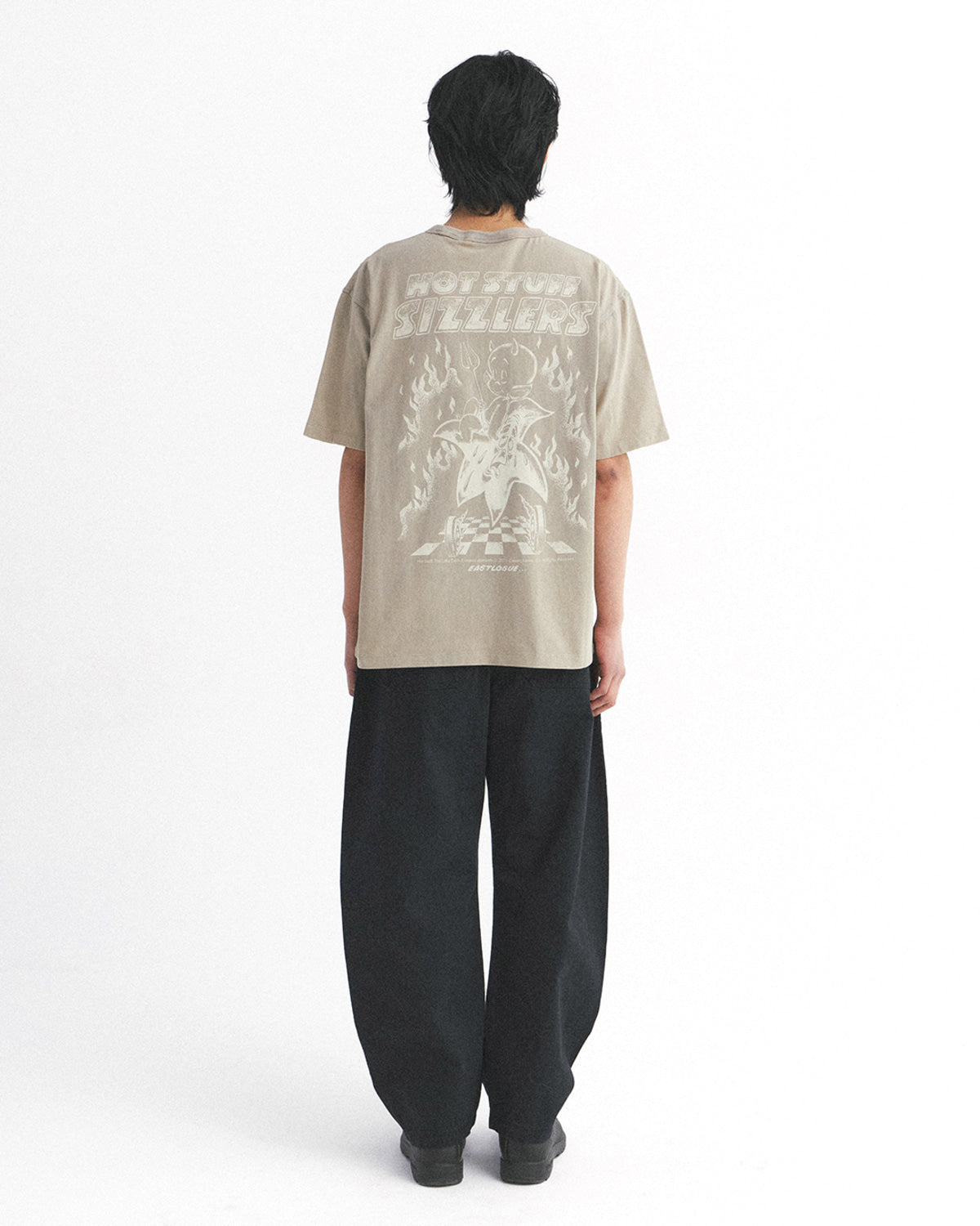 Eastlogue - Vintage Comic T-shirt (Sand) product image 4 | TRAB K-Fashion Australia