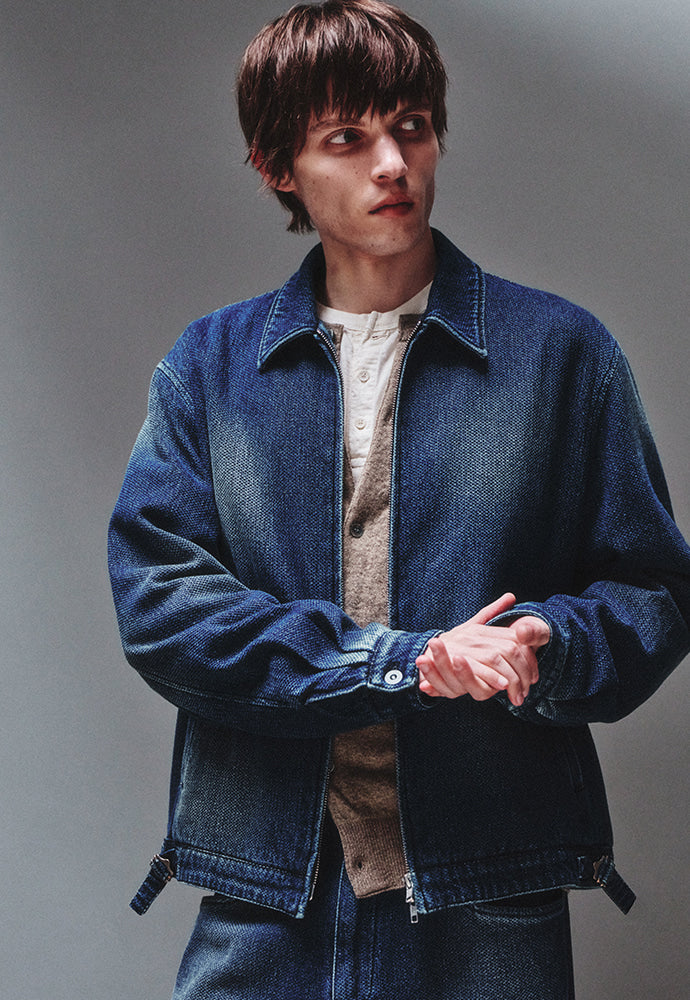 Art if acts - Traditional Fabric Dyed Blouson (Indigo) product image 5 | TRAB K-Fashion Australia