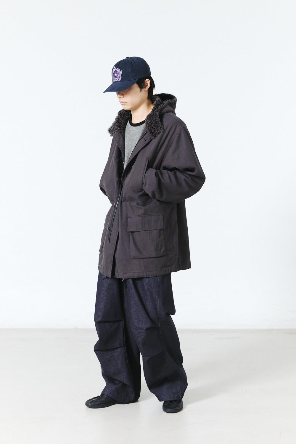 Hatchingroom - Hooded Mil Parka (Charcoal) product image 14 | TRAB K-Fashion Australia
