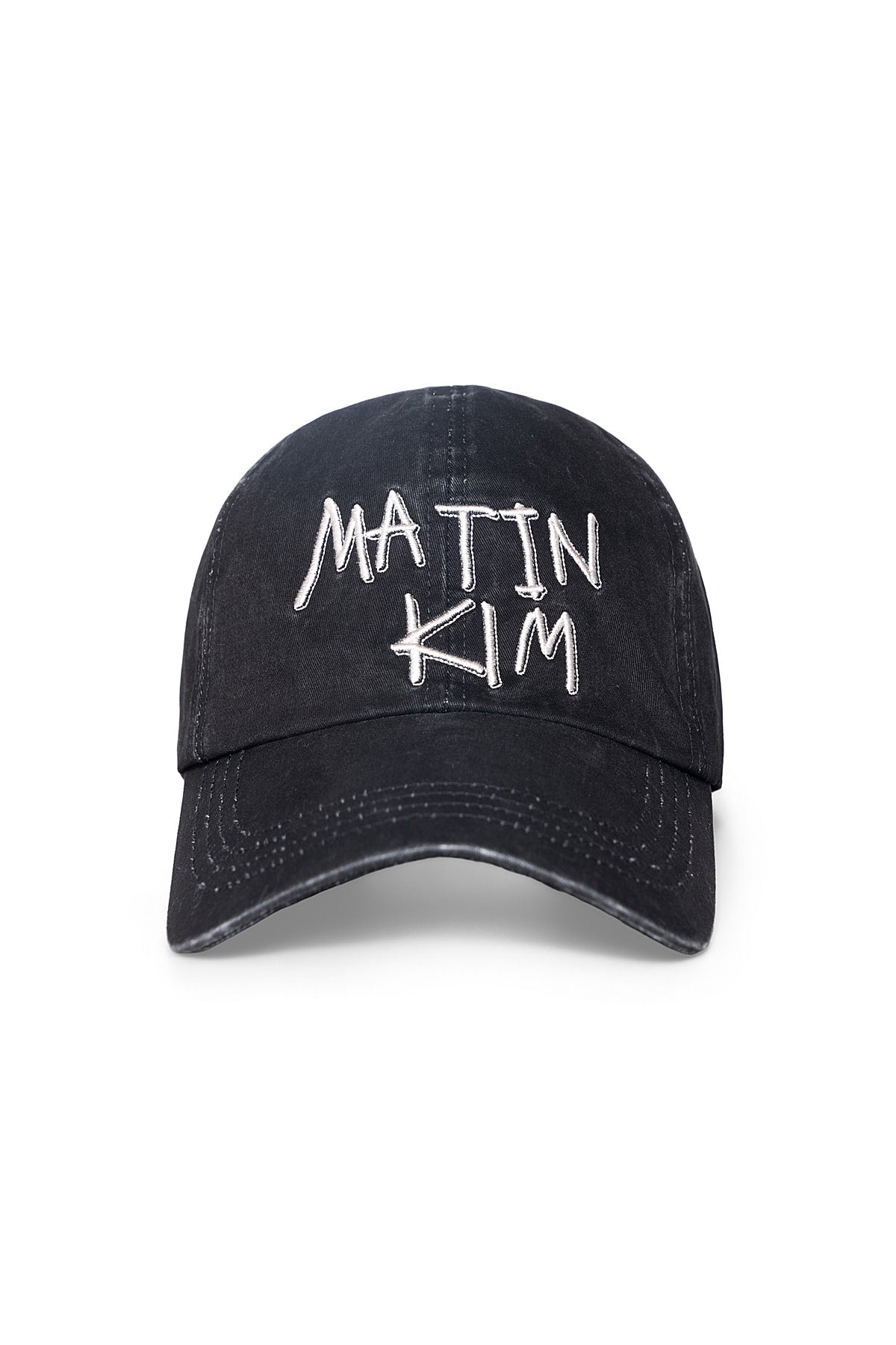 Matin Kim - Vintage Washed Graffiti Ball Cap (Black) product image 6 | TRAB K-Fashion Australia