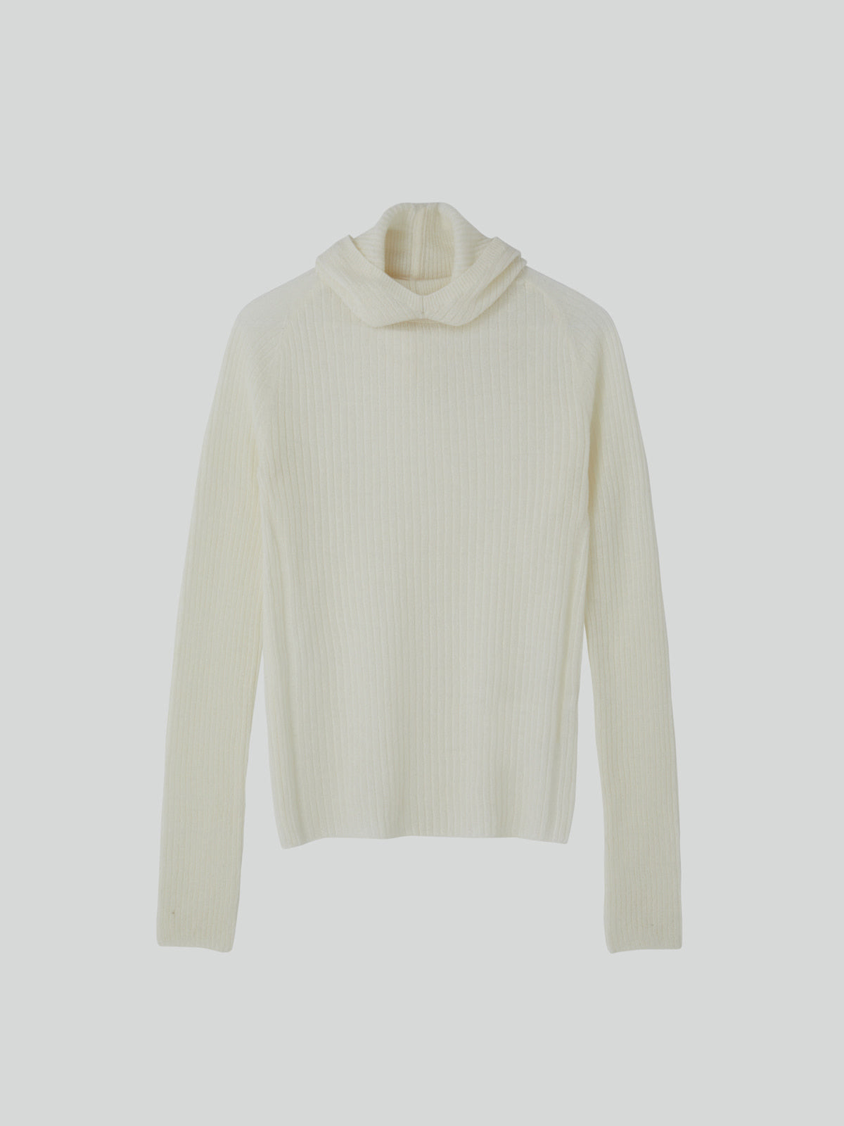 Recto - Hairy Balaclava Knit Top (Cream) product image 10 | TRAB K-Fashion Australia
