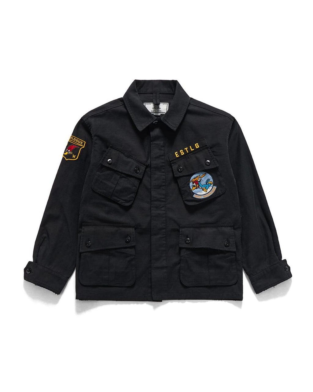 Eastlogue - Comic Jungle Fatigue Jacket (Black) product image 1 | TRAB K-Fashion Australia