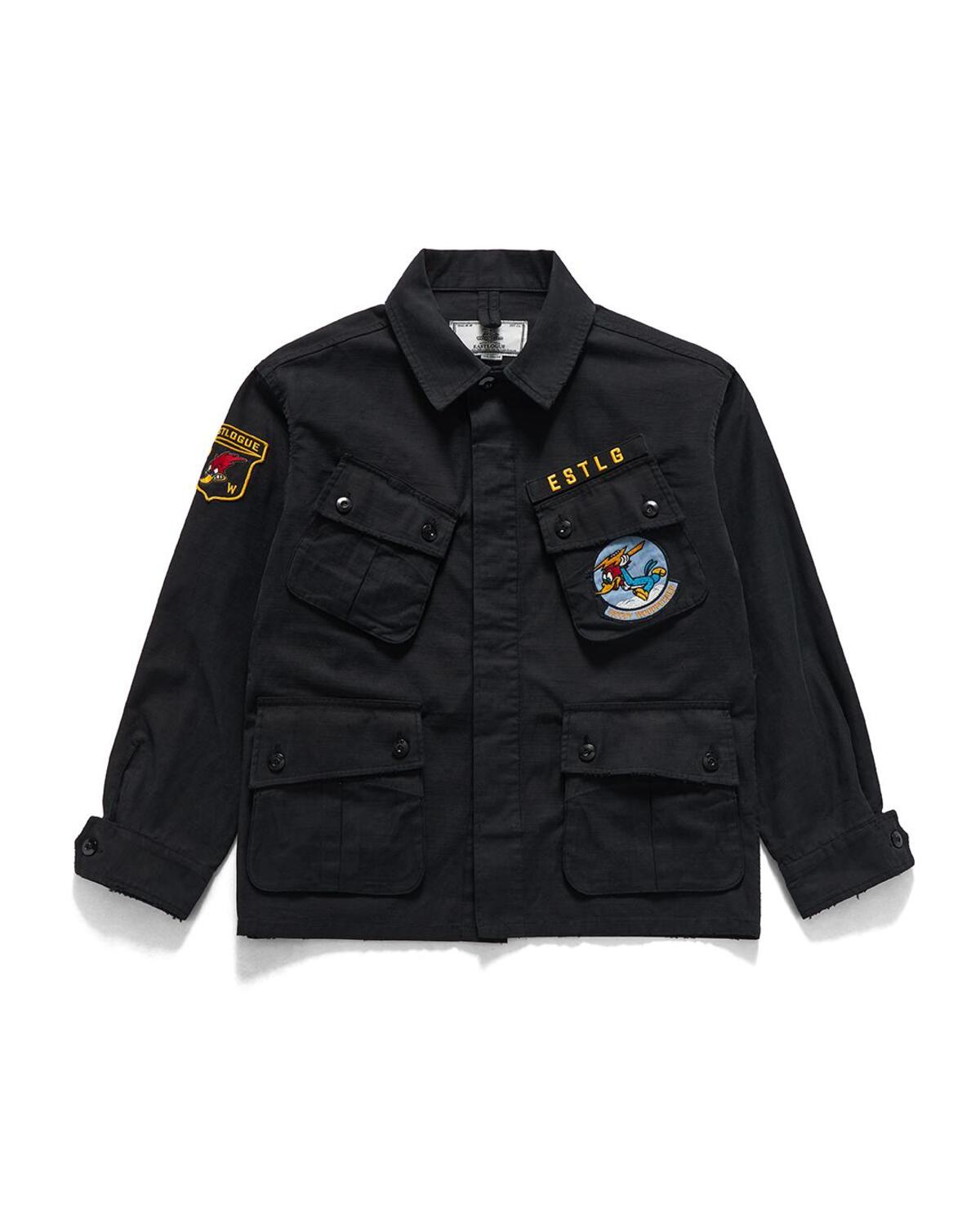 Eastlogue - Comic Jungle Fatigue Jacket (Black) product image 1 | TRAB K-Fashion Australia