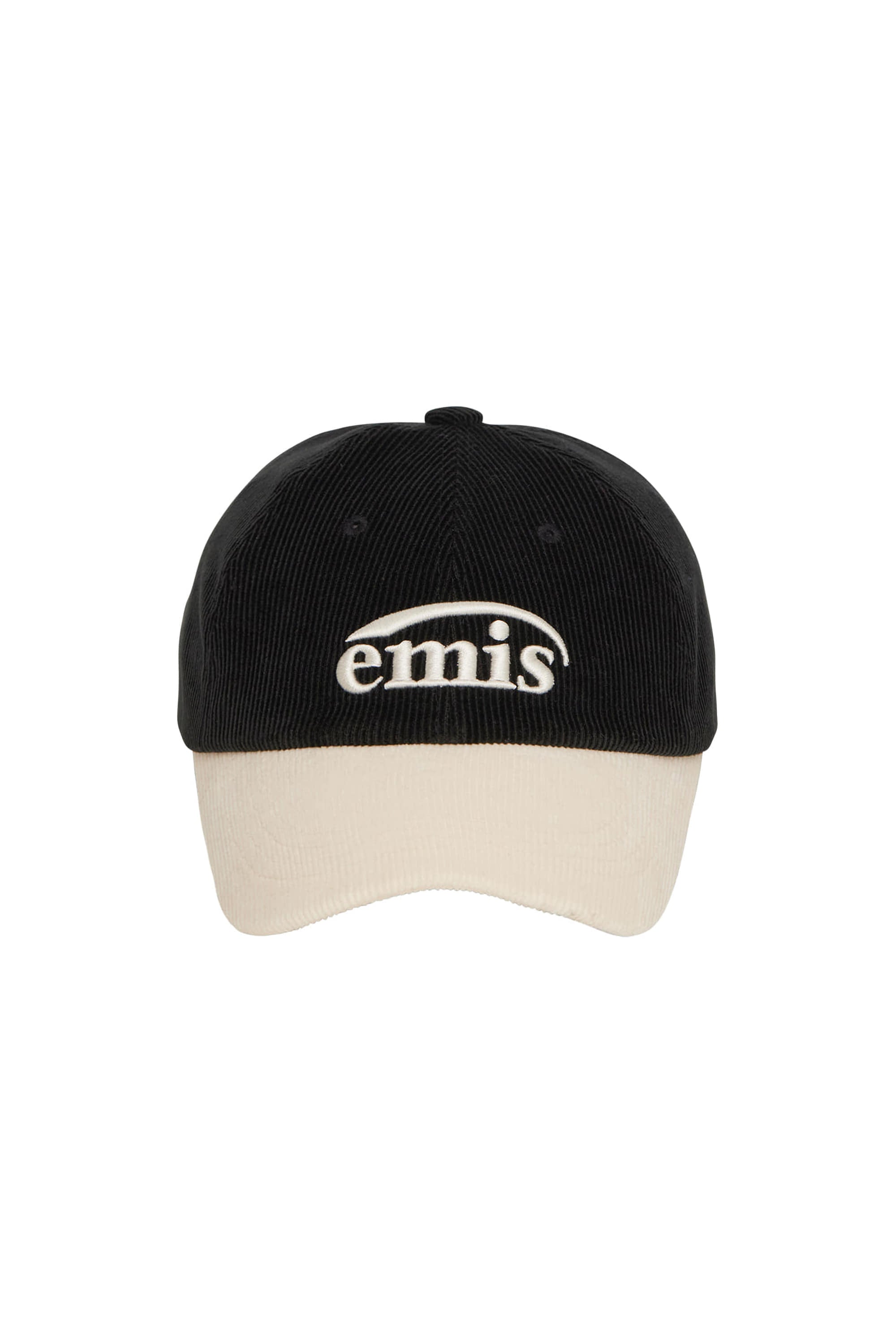 Emis - Corduroy Two-Tone Ball Cap (Black) product image 1 | TRAB K-Fashion Australia