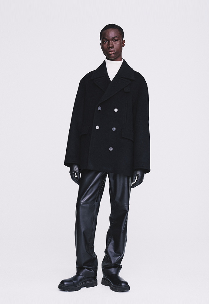 Tonywack - Cashmere Belted Over Peacoat (Black) product image 1 | TRAB K-Fashion Australia