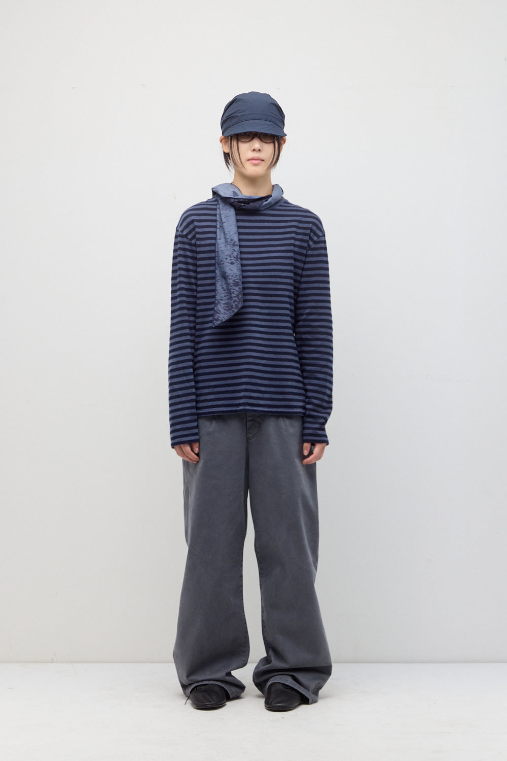 Hatchingroom - Murmuration Scarf (Dark Navy/Blue Grey) product image 6 | TRAB K-Fashion Australia