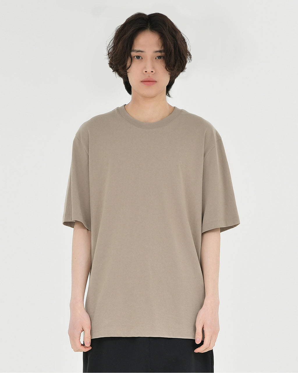 Brownyard - Essential T Shirt (Beige) product image 1 | TRAB K-Fashion Australia