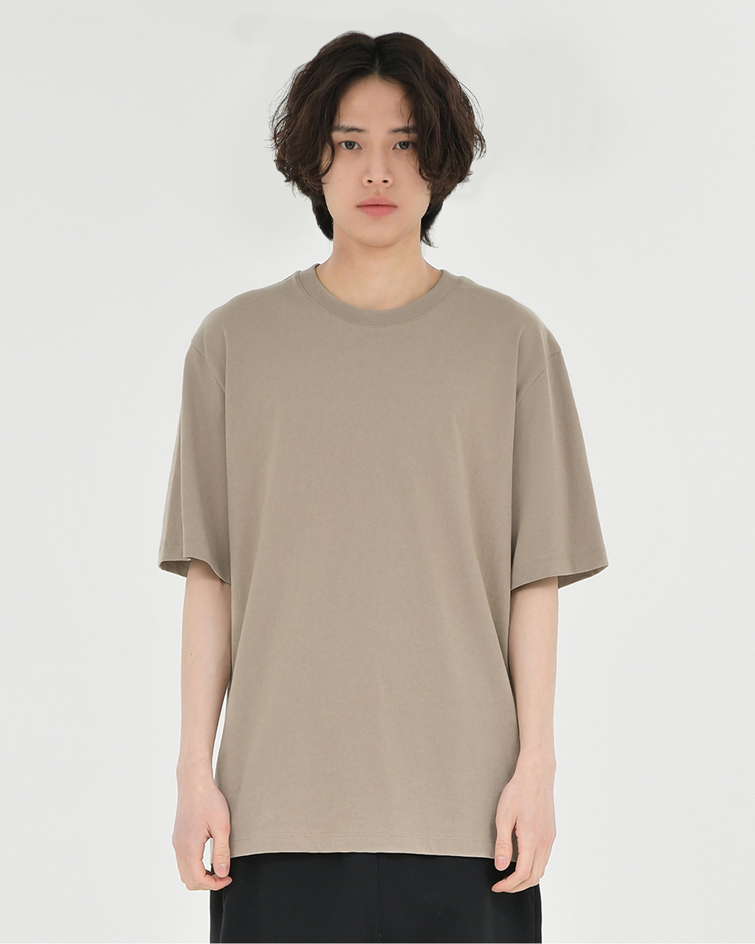 Brownyard - Essential T Shirt (Beige) product image 1 | TRAB K-Fashion Australia