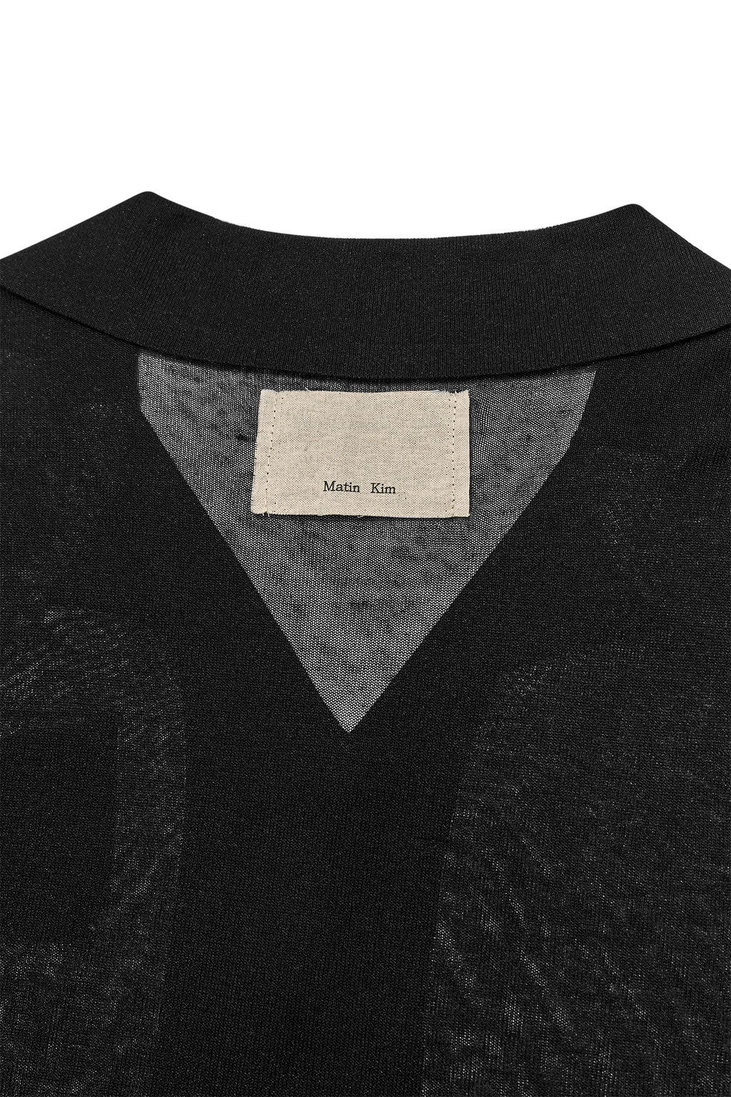 Matin Kim - String Point Plain Long Cardigan (Black) product image 5 | TRAB K-Fashion Australia