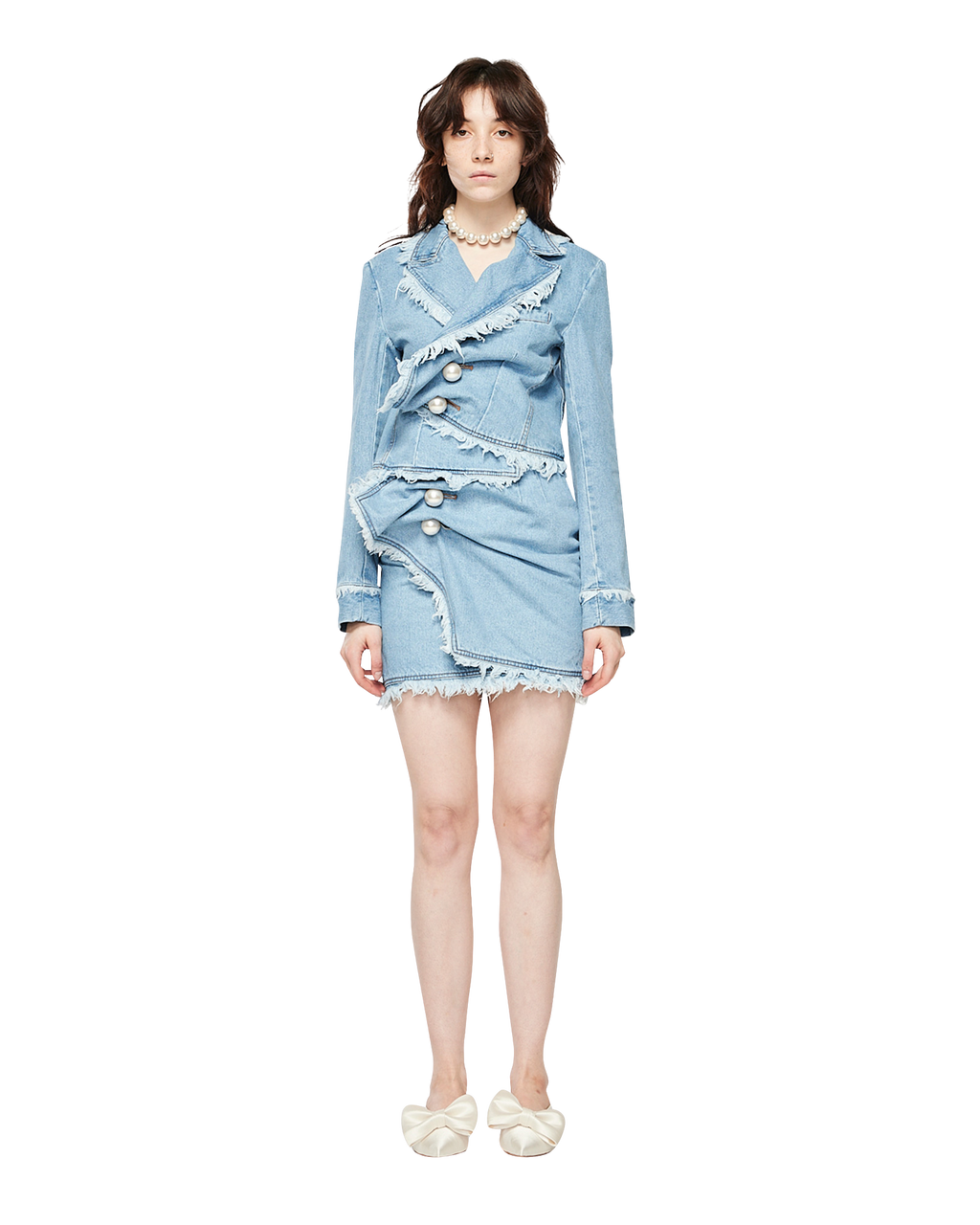 Kimhe Kim - Denim Venus Jacket (Sky Blue) product image 1 | TRAB K-Fashion Australia