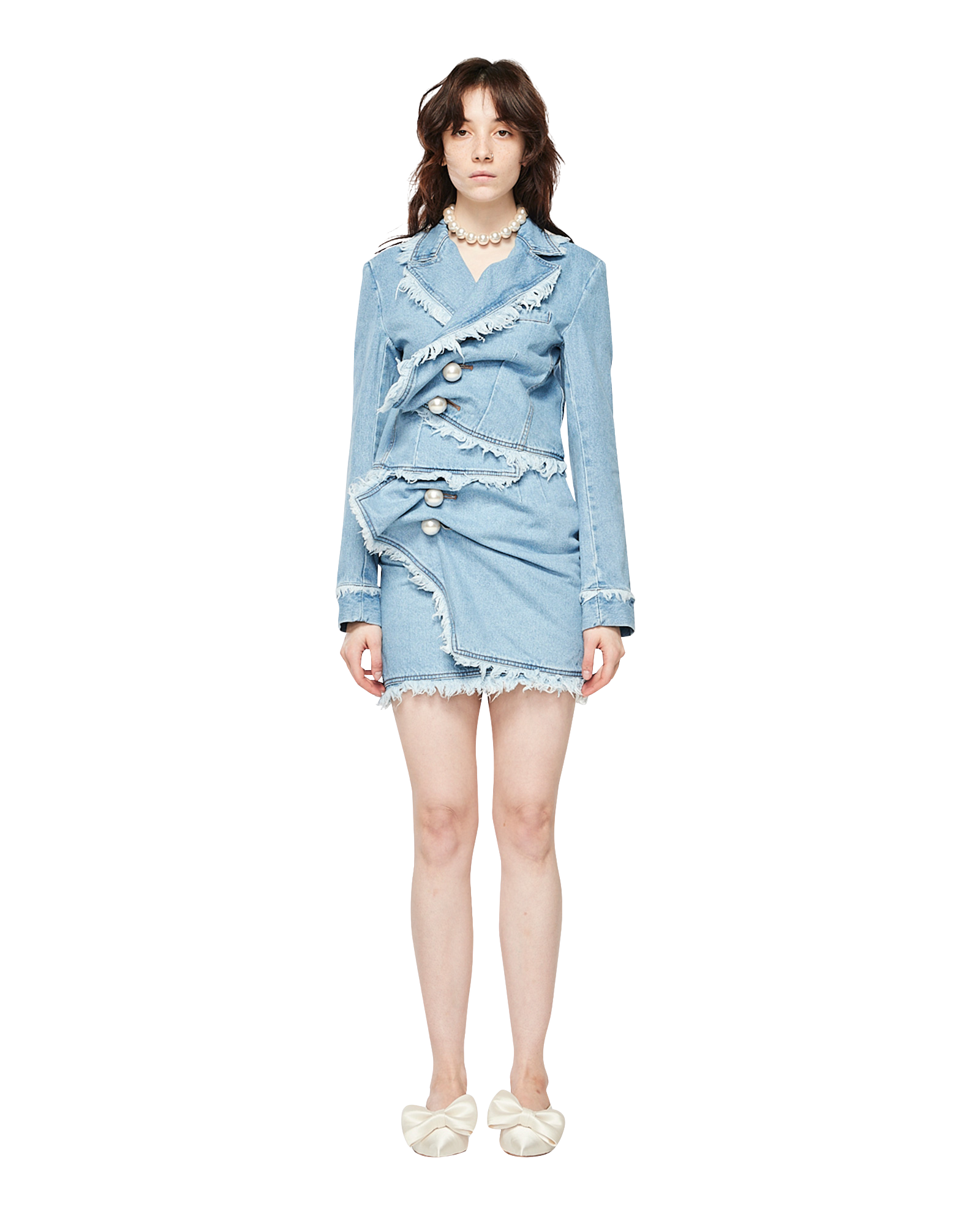 Kimhe Kim - Denim Venus Jacket (Sky Blue) product image 1 | TRAB K-Fashion Australia