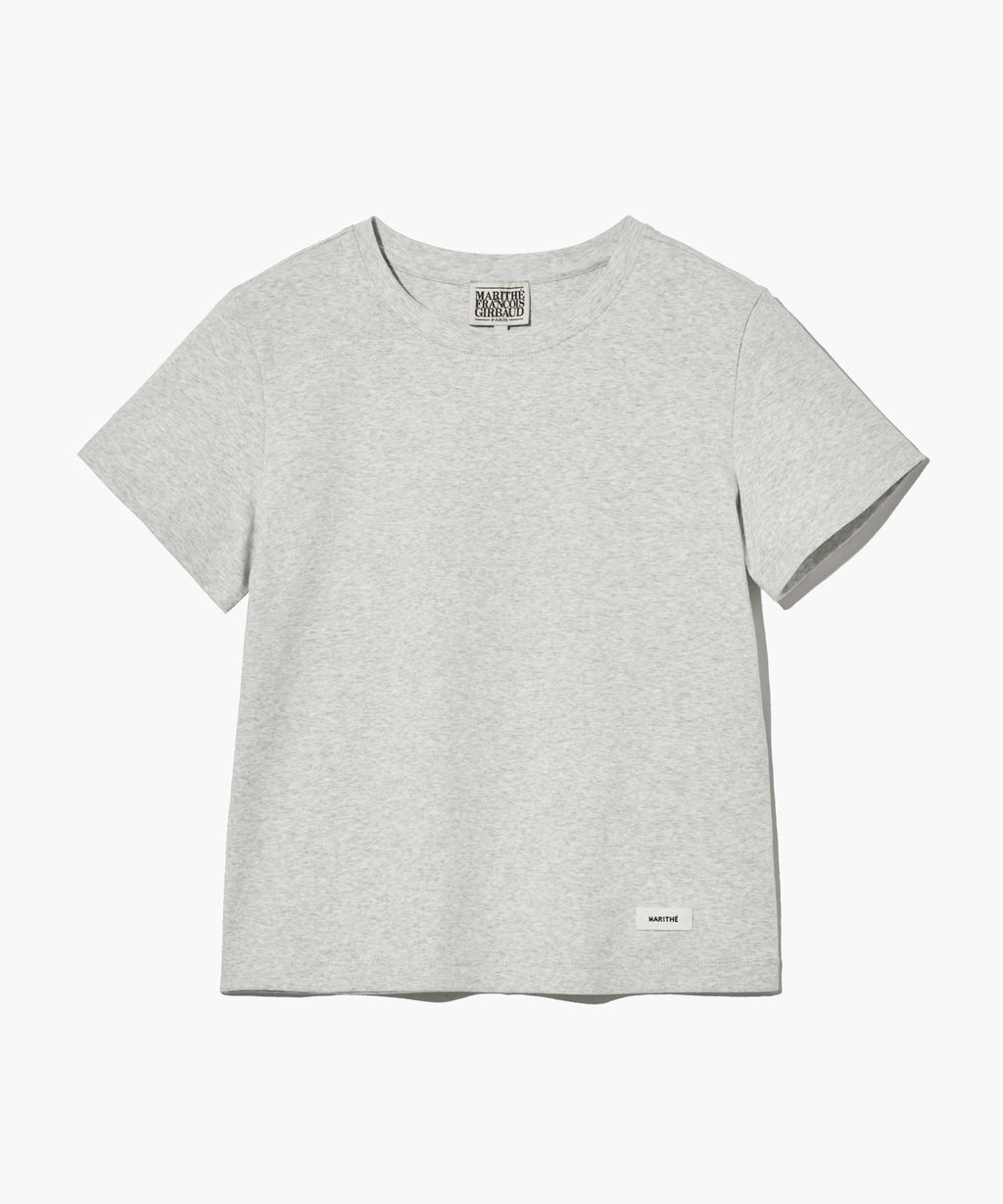 Marithe & Francois Girbaud - Basic Tee (Light Heather Gray) product image 6 | TRAB K-Fashion Australia