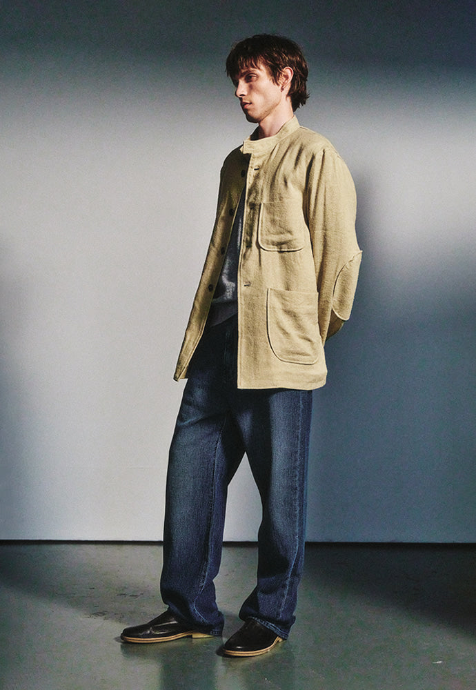 Art if acts - Silk French Forestiere Jacket (Beige) product image 3 | TRAB K-Fashion Australia