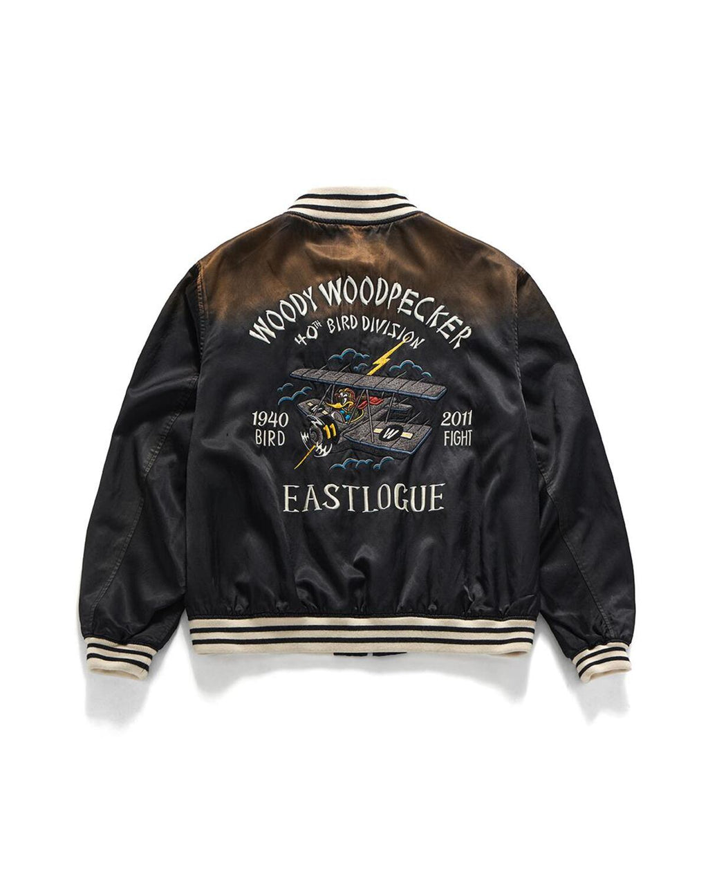 Eastlogue - Embroidered Sukajan Jacket (Black) product image 2 | TRAB K-Fashion Australia