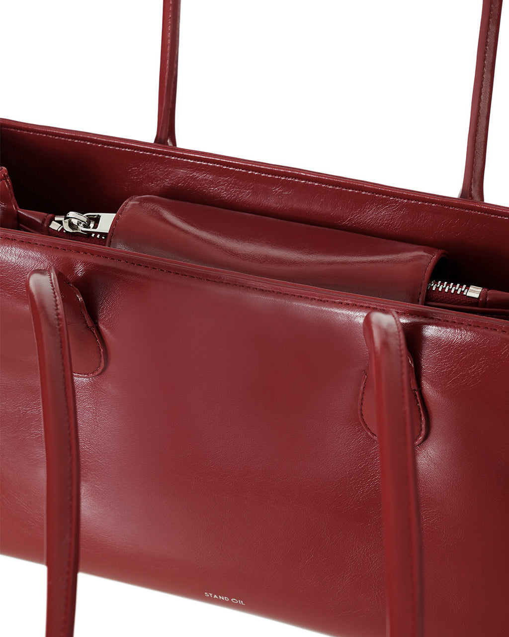 Stand Oil - Square Low Bag (Red Wine) product image 6 | TRAB K-Fashion Australia
