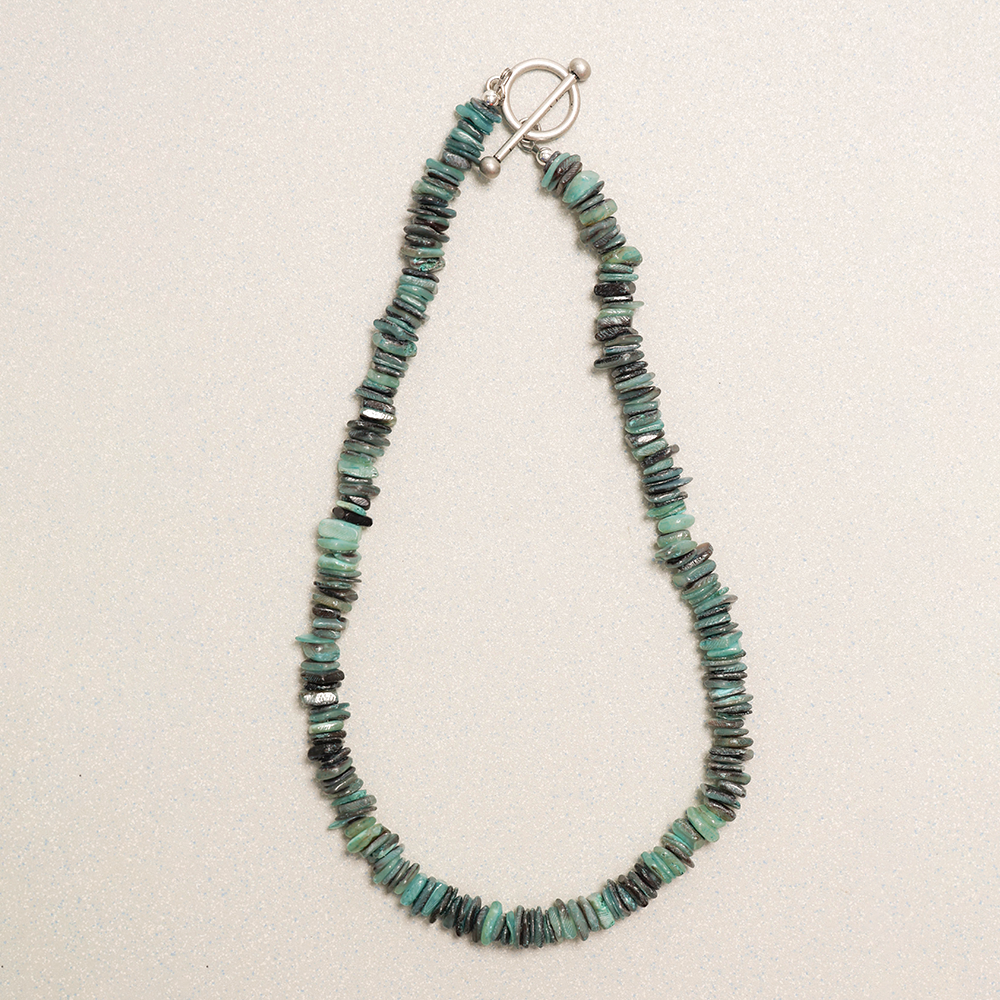 Towtow Archive - Luna Shell Necklace Turquoise (OC) product image 1 | TRAB K-Fashion Australia