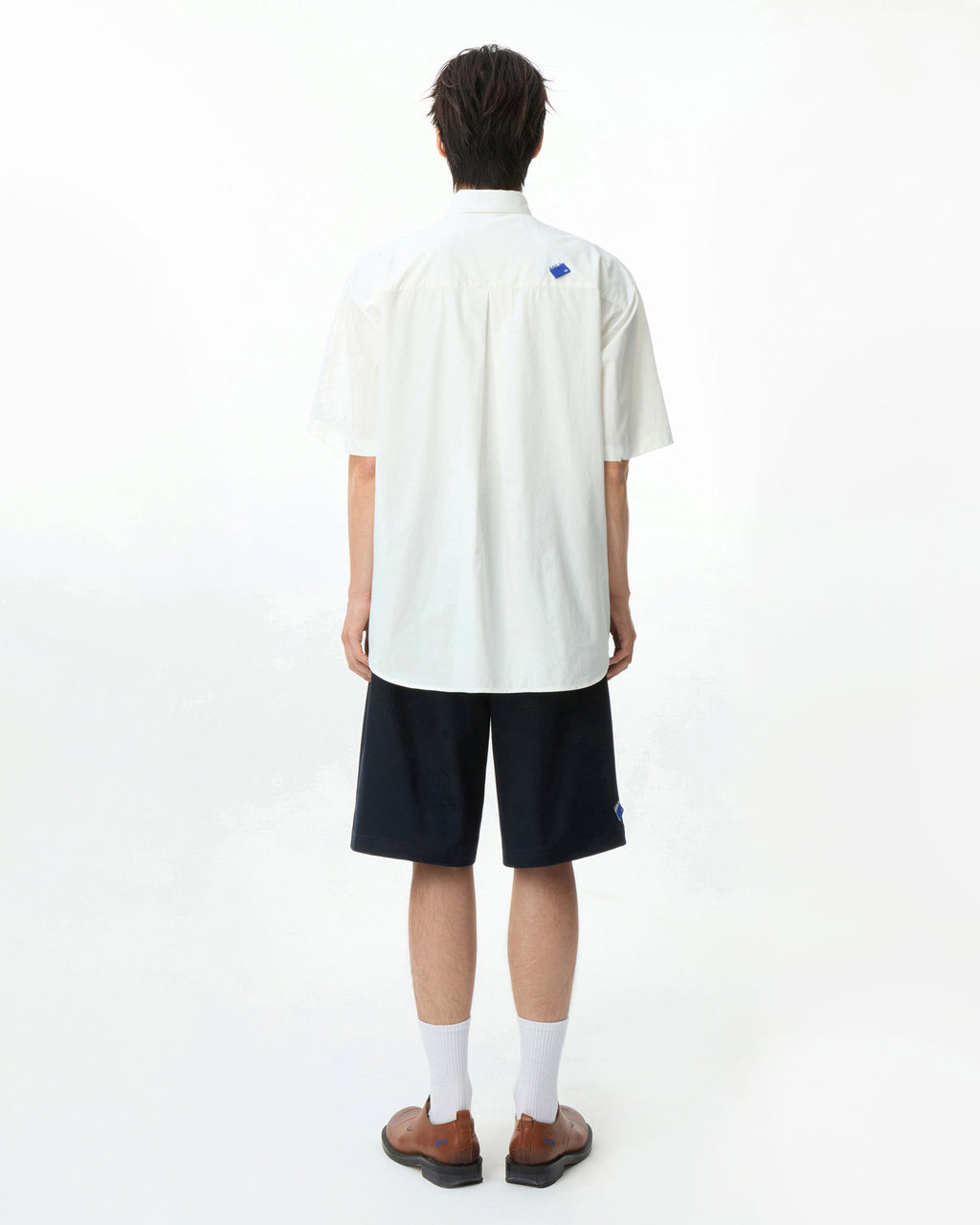 Ader Error - Sig; BL Tag half sleeve shirts 01 (White) product image 18 | TRAB K-Fashion Australia