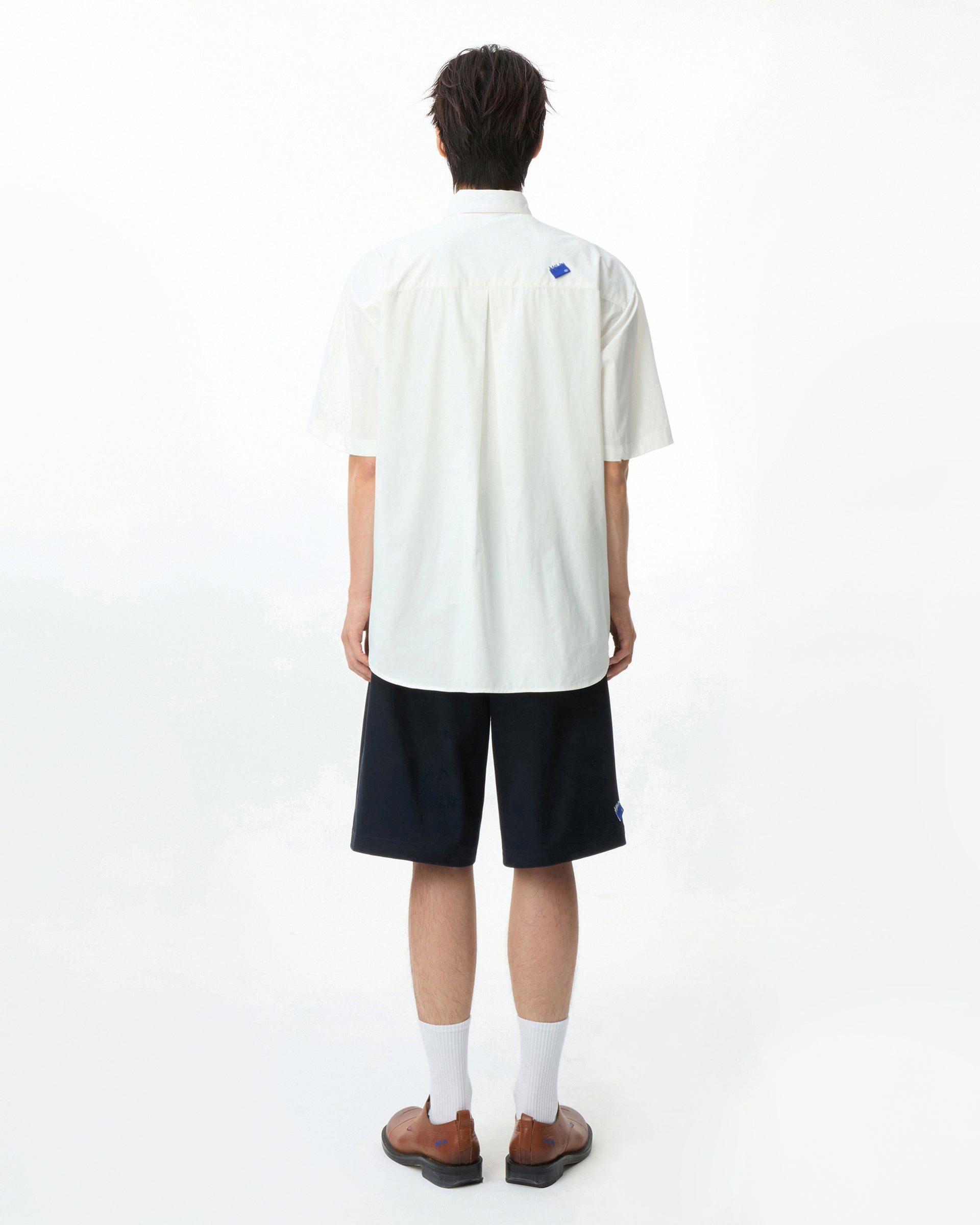 Ader Error - Sig; BL Tag half sleeve shirts 01 (White) product image 18 | TRAB K-Fashion Australia