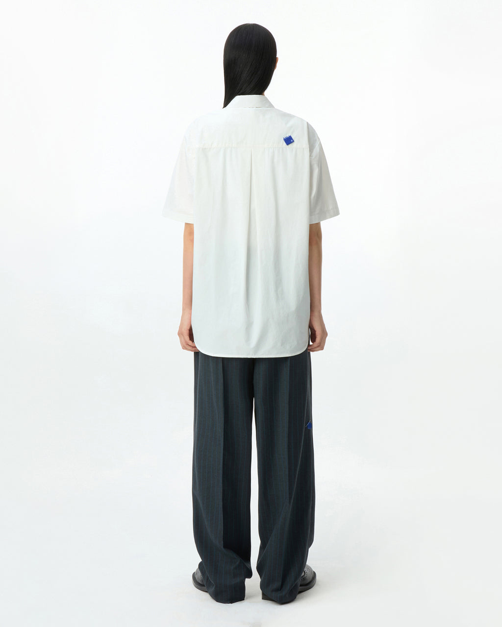 Ader Error - Sig; BL Tag half sleeve shirts 01 (White) product image 6 | TRAB K-Fashion Australia