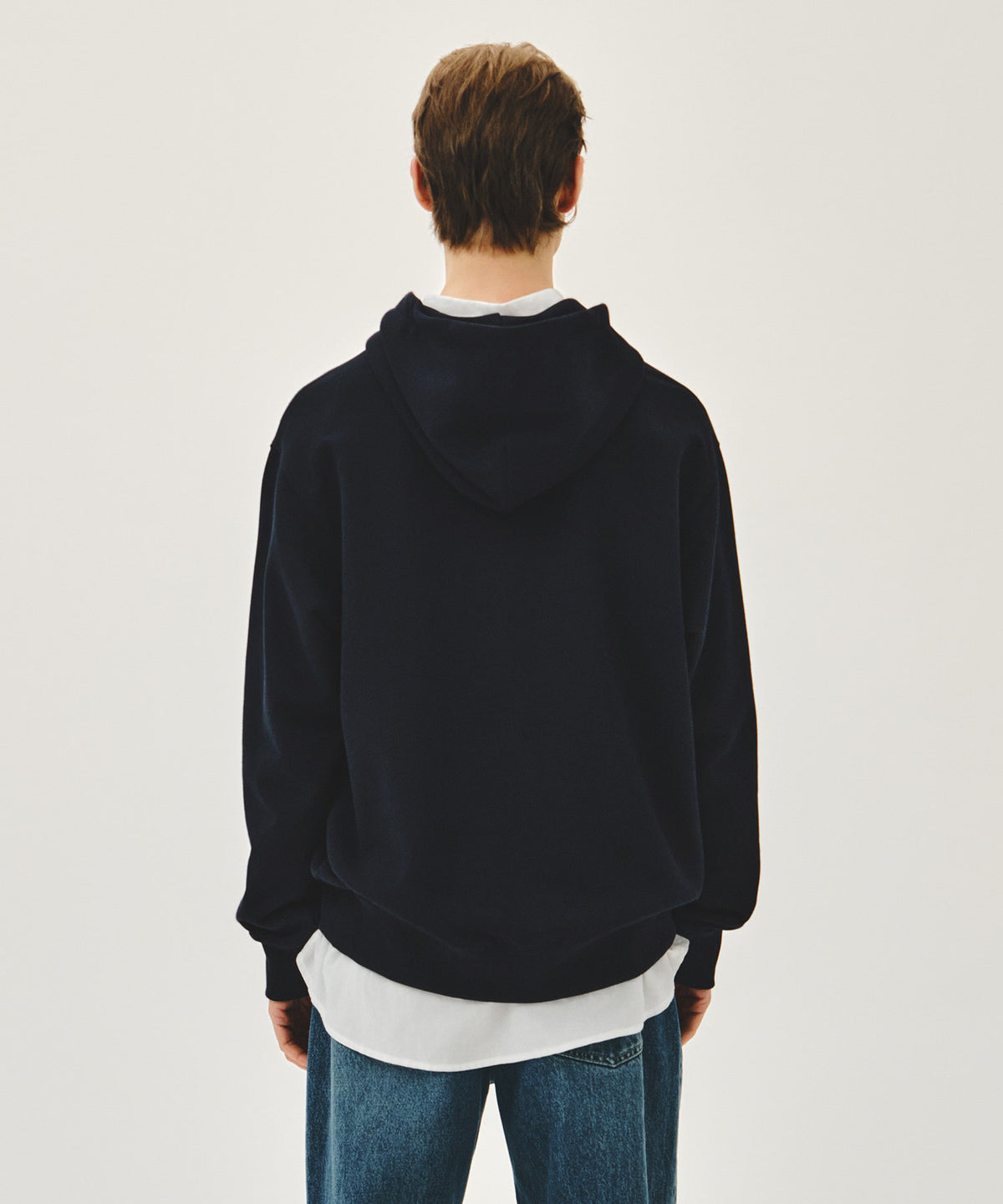 Marithe & Francois Girbaud - Embo Classic Logo Hoodie (Navy) product image 3 | TRAB K-Fashion Australia
