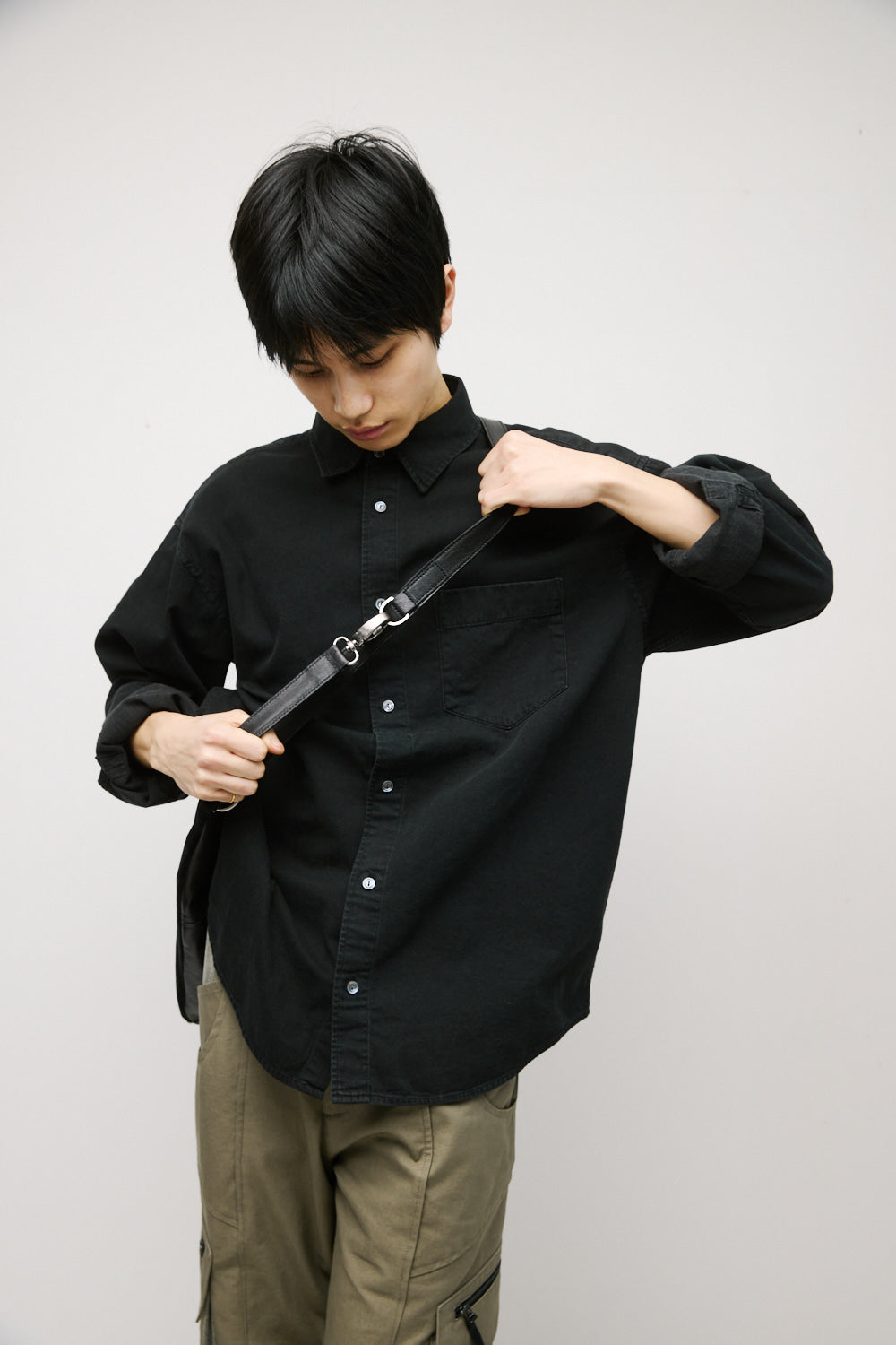 Hatchingroom - Archer Bag Calf & Lamb Skin (Black) product image 12 | TRAB K-Fashion Australia
