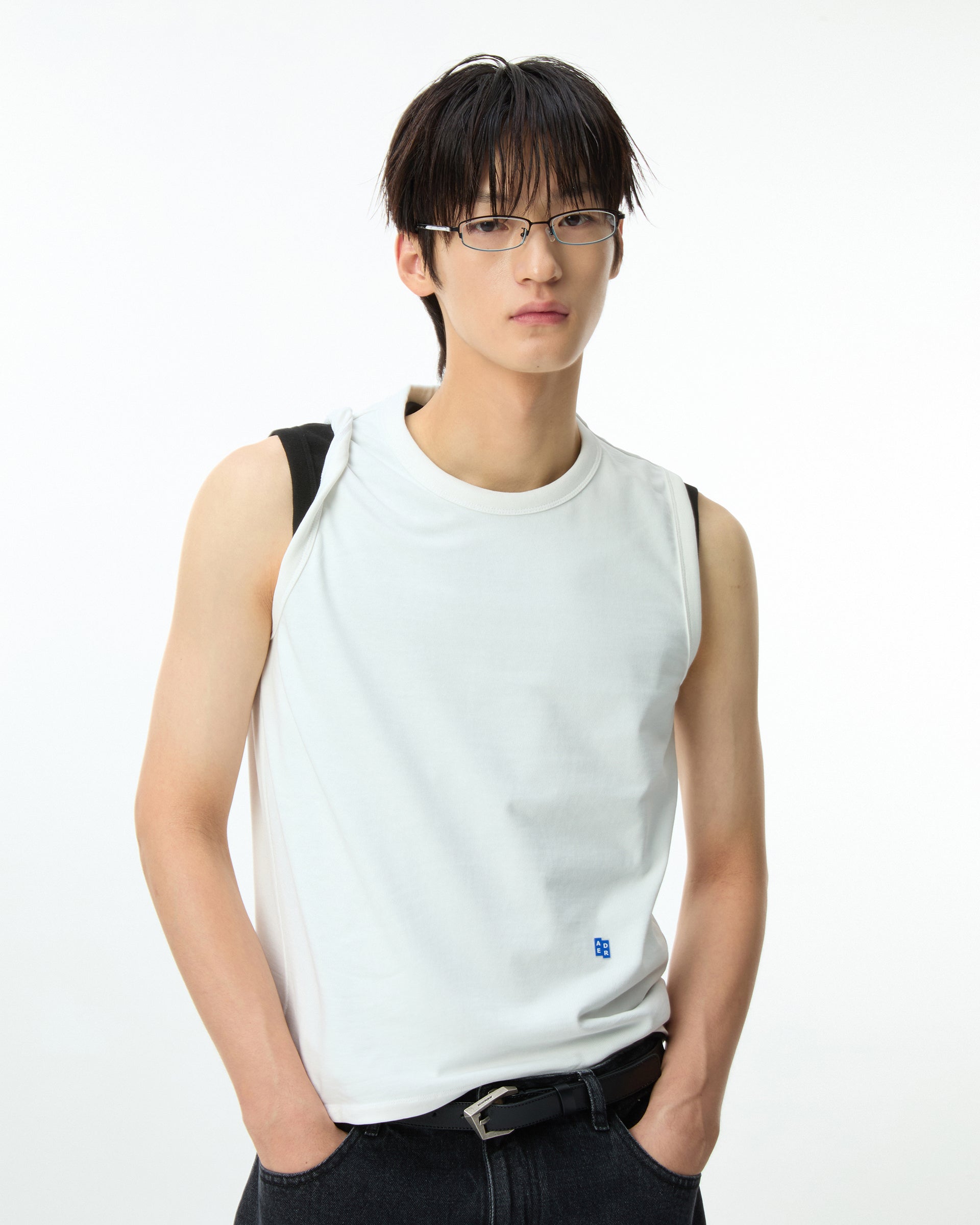 Ader Error - Sig; BL Tag sleeveless 01 (Off white) product image 15 | TRAB K-Fashion Australia