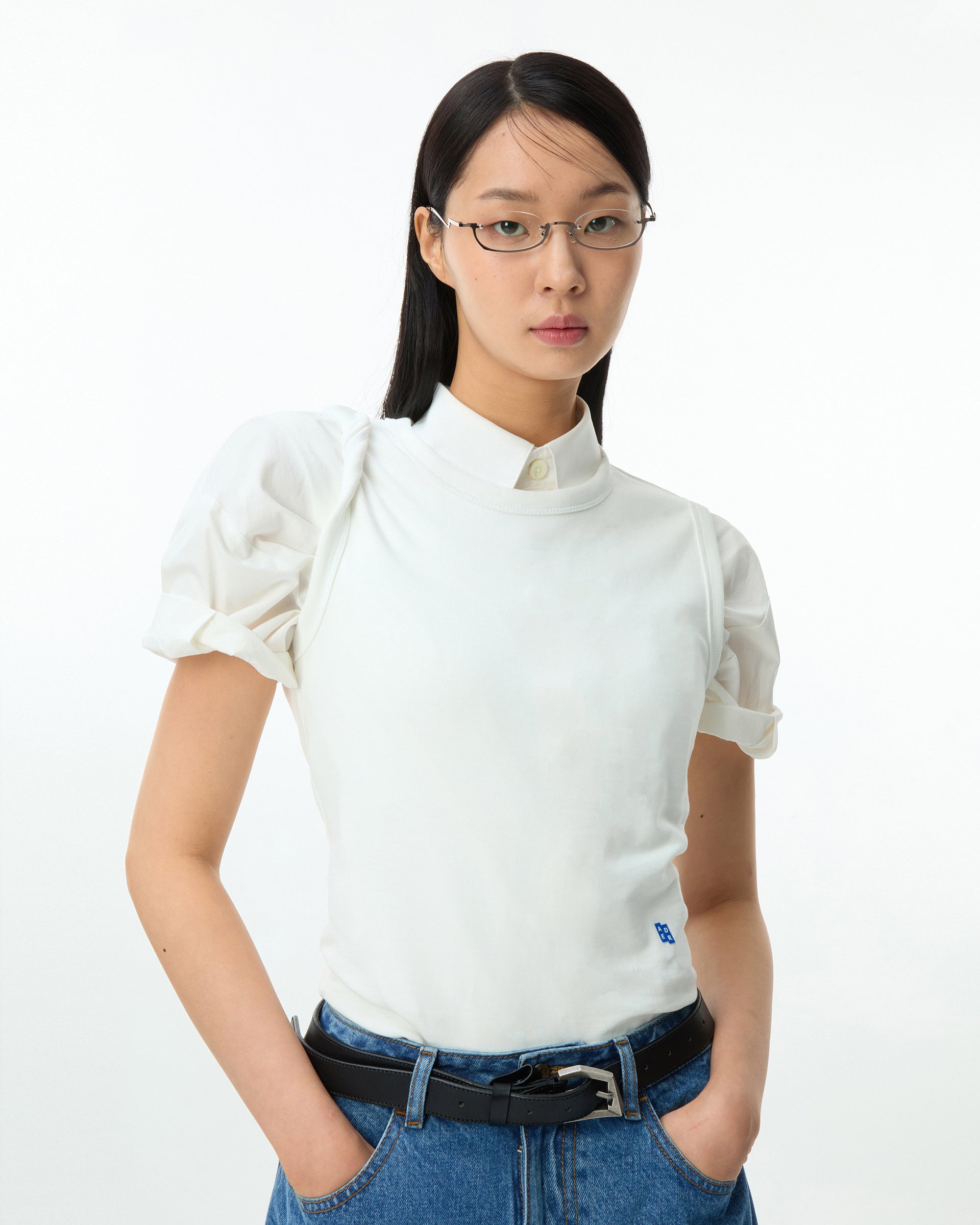 Ader Error - Sig; BL Tag sleeveless 01 (Off white) product image 2 | TRAB K-Fashion Australia
