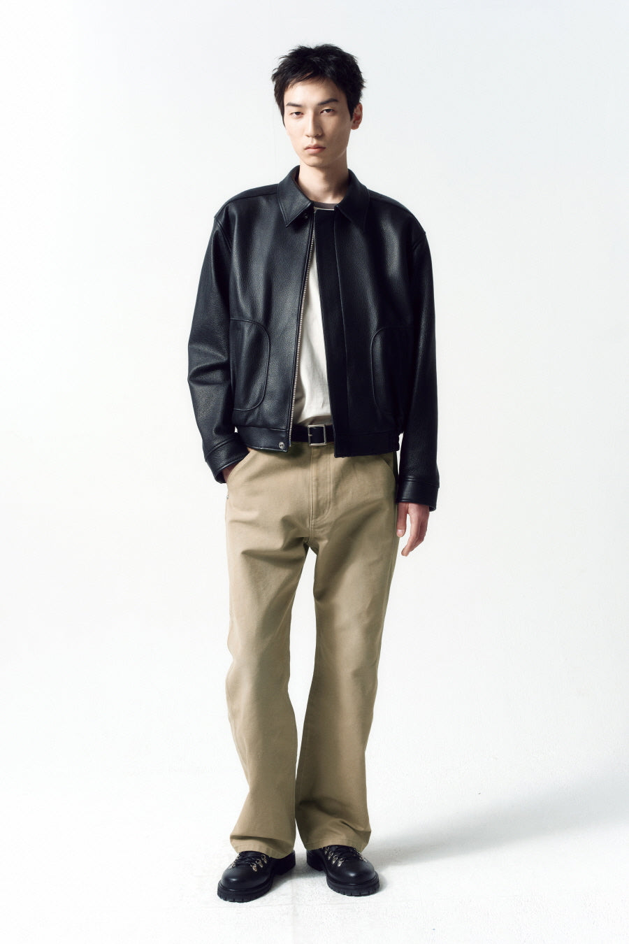 Insilence - Hard Duck Vintage Work Pants (Beige) product image 5 | TRAB K-Fashion Australia